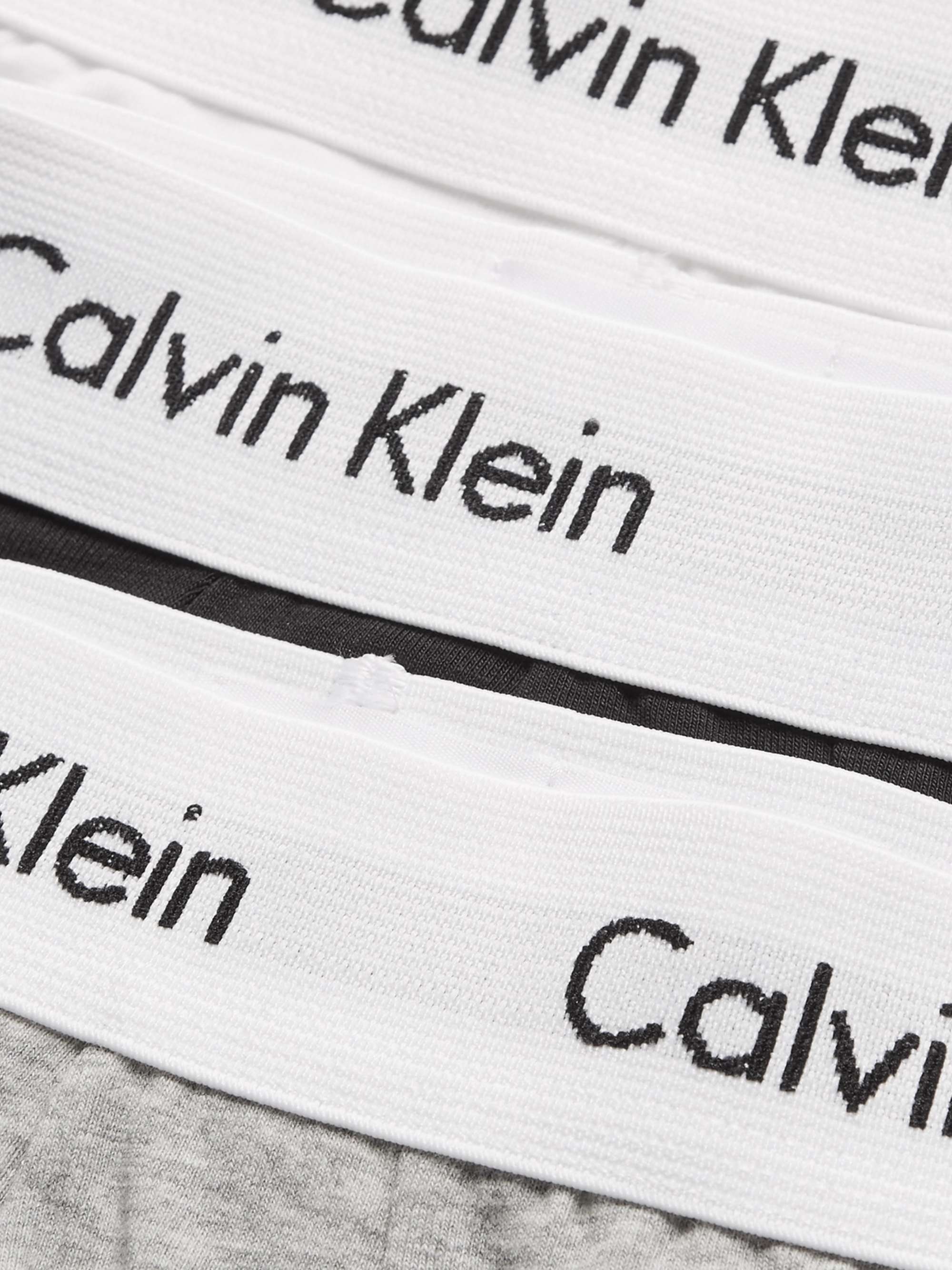 CALVIN KLEIN UNDERWEAR Three-Pack Stretch-Cotton Boxer Briefs