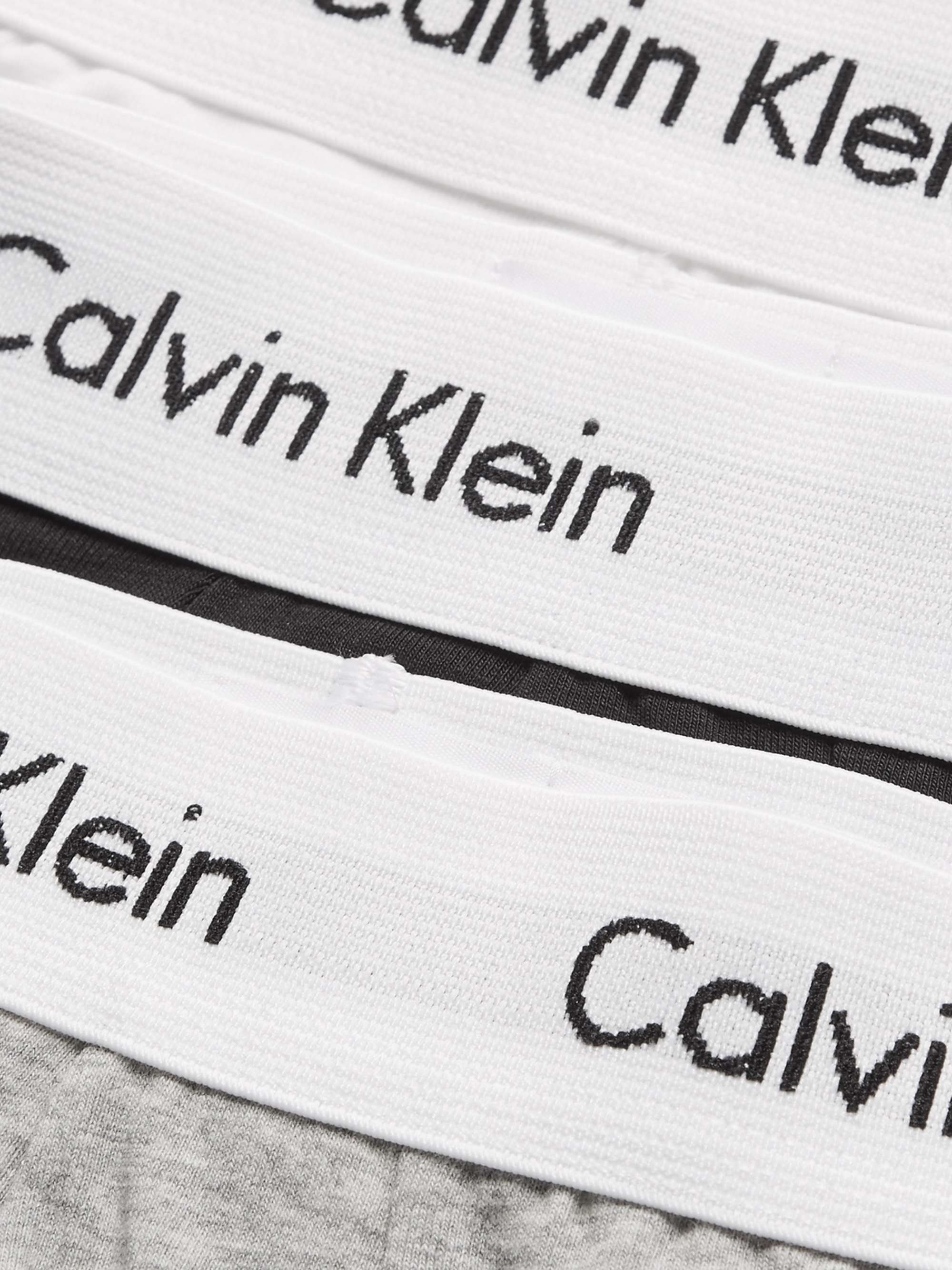 CALVIN KLEIN UNDERWEAR Three-Pack Stretch-Cotton Boxer Briefs for Men