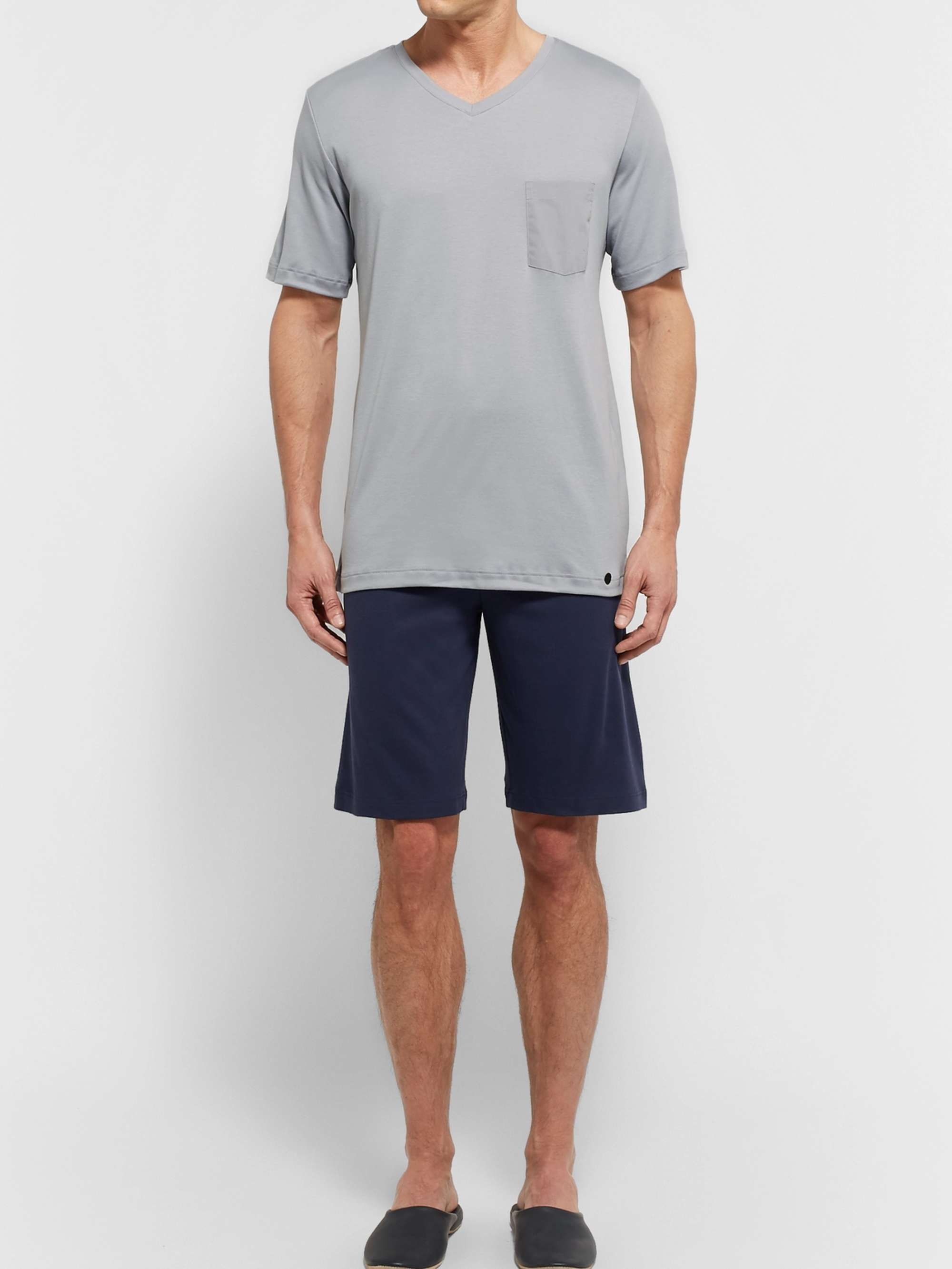 HANRO Night and Day Cotton-Jersey Pyjama Set