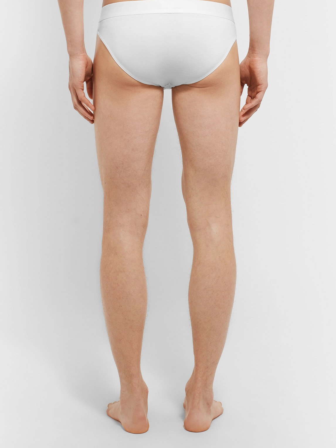 Zimmerli Pureness Stretch-micro Modal Briefs In White