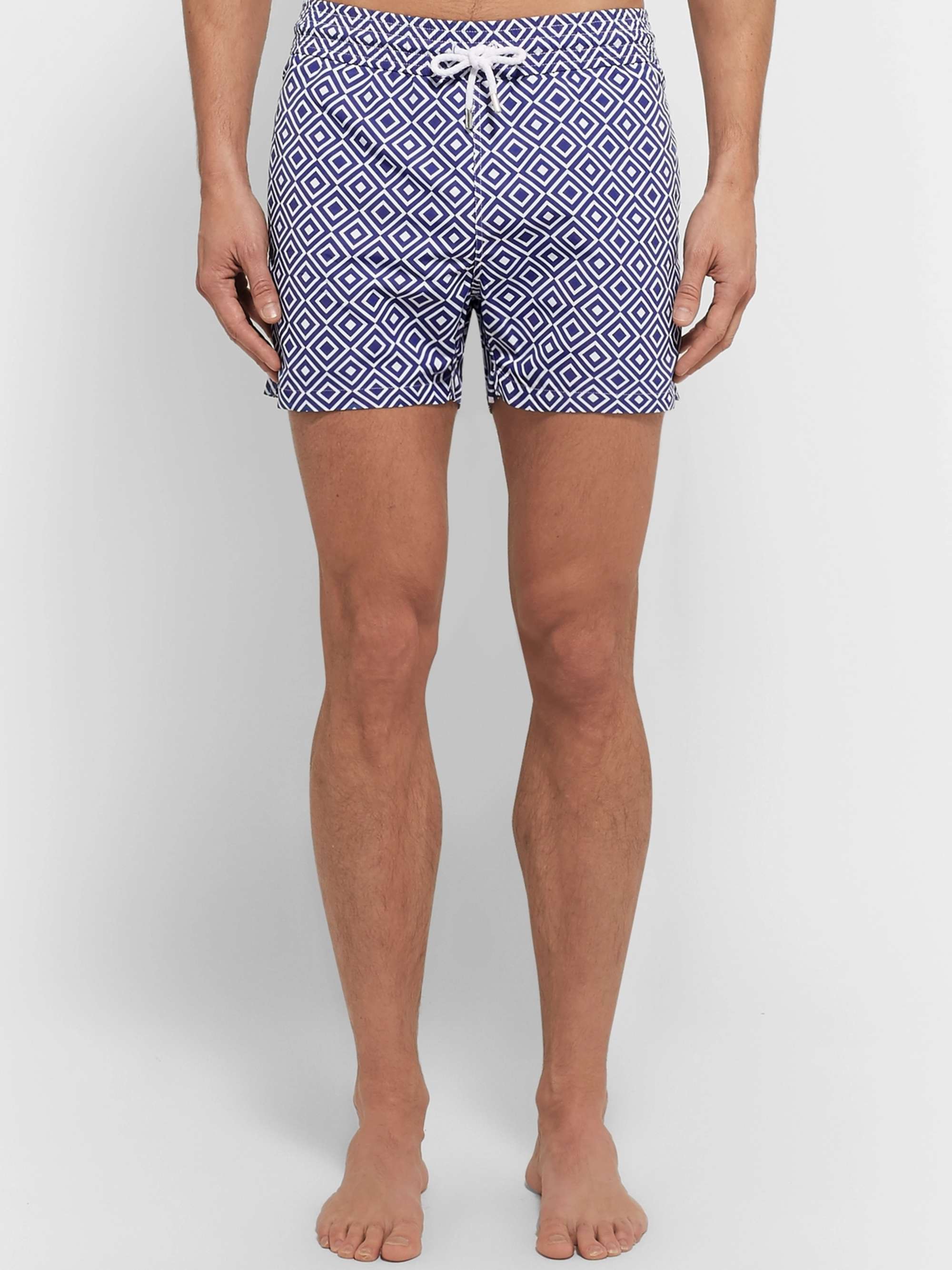 FRESCOBOL CARIOCA Angra Slim-Fit Short-Length Printed Swim Shorts