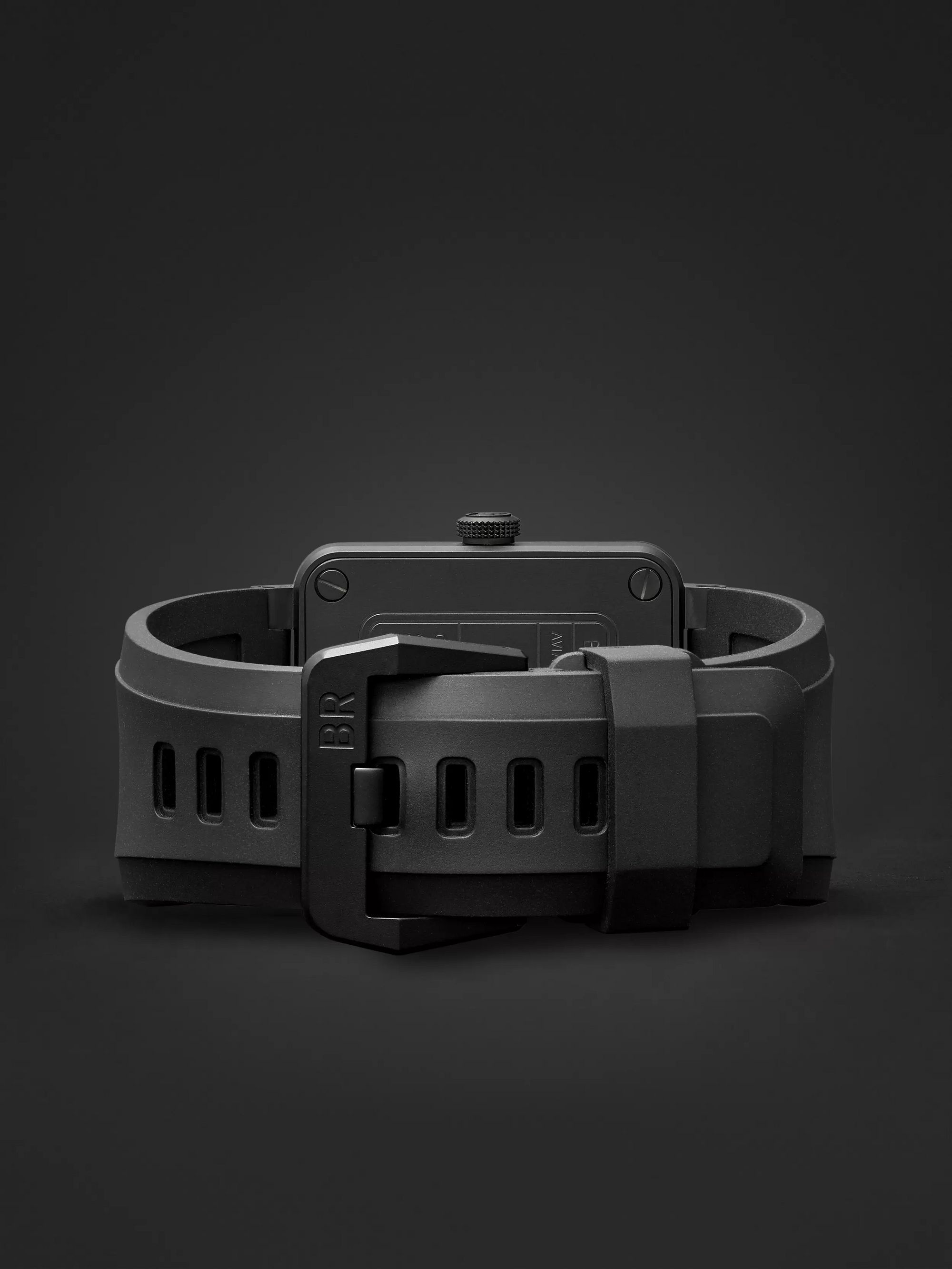 BELL & ROSS BR 03-92 Military Type Automatic 42mm Ceramic and Rubber Watch, Ref. No. BR0392‐MIL-CE