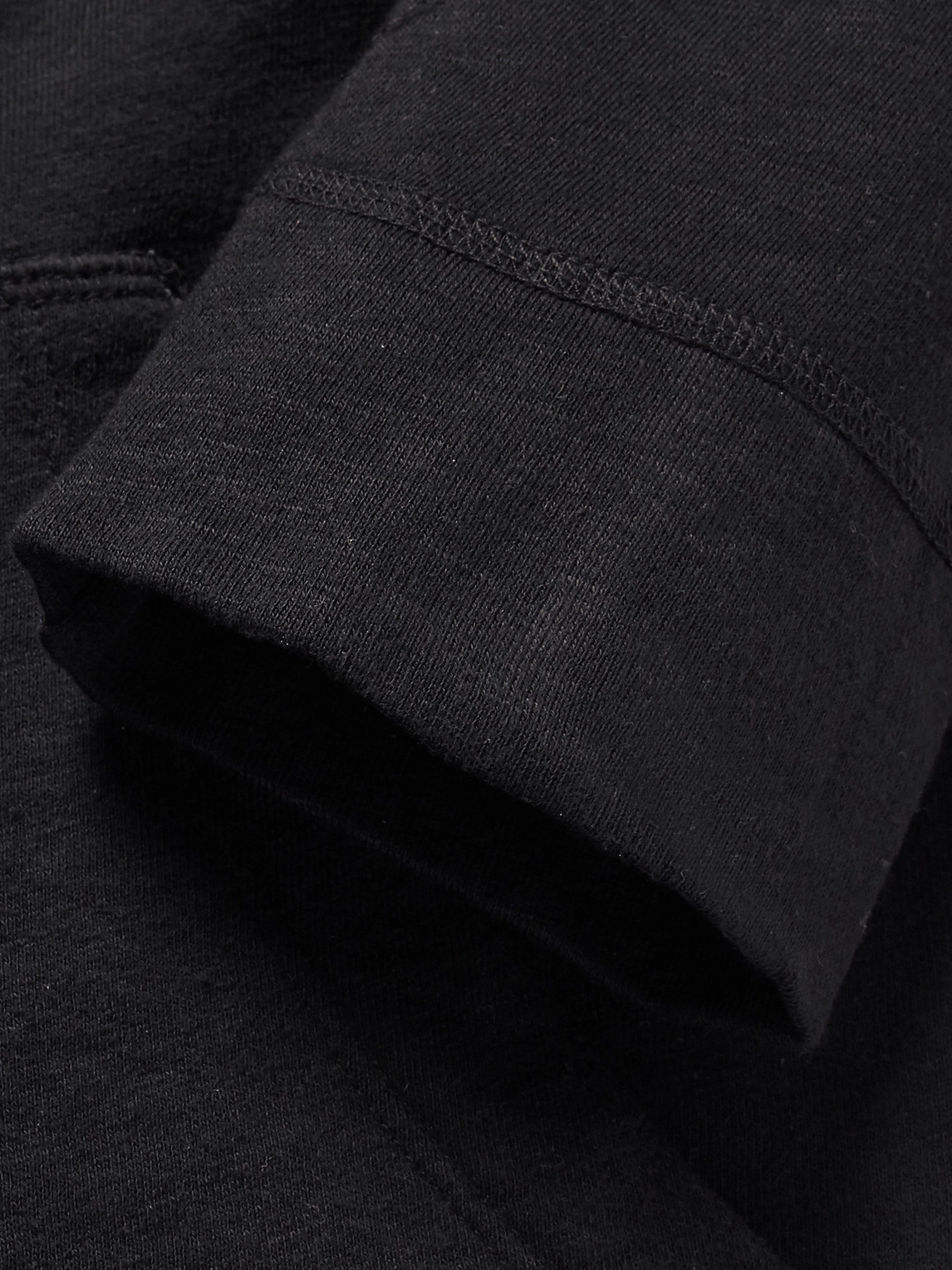 Shop James Perse Supima Cotton-jersey Hoodie In Black