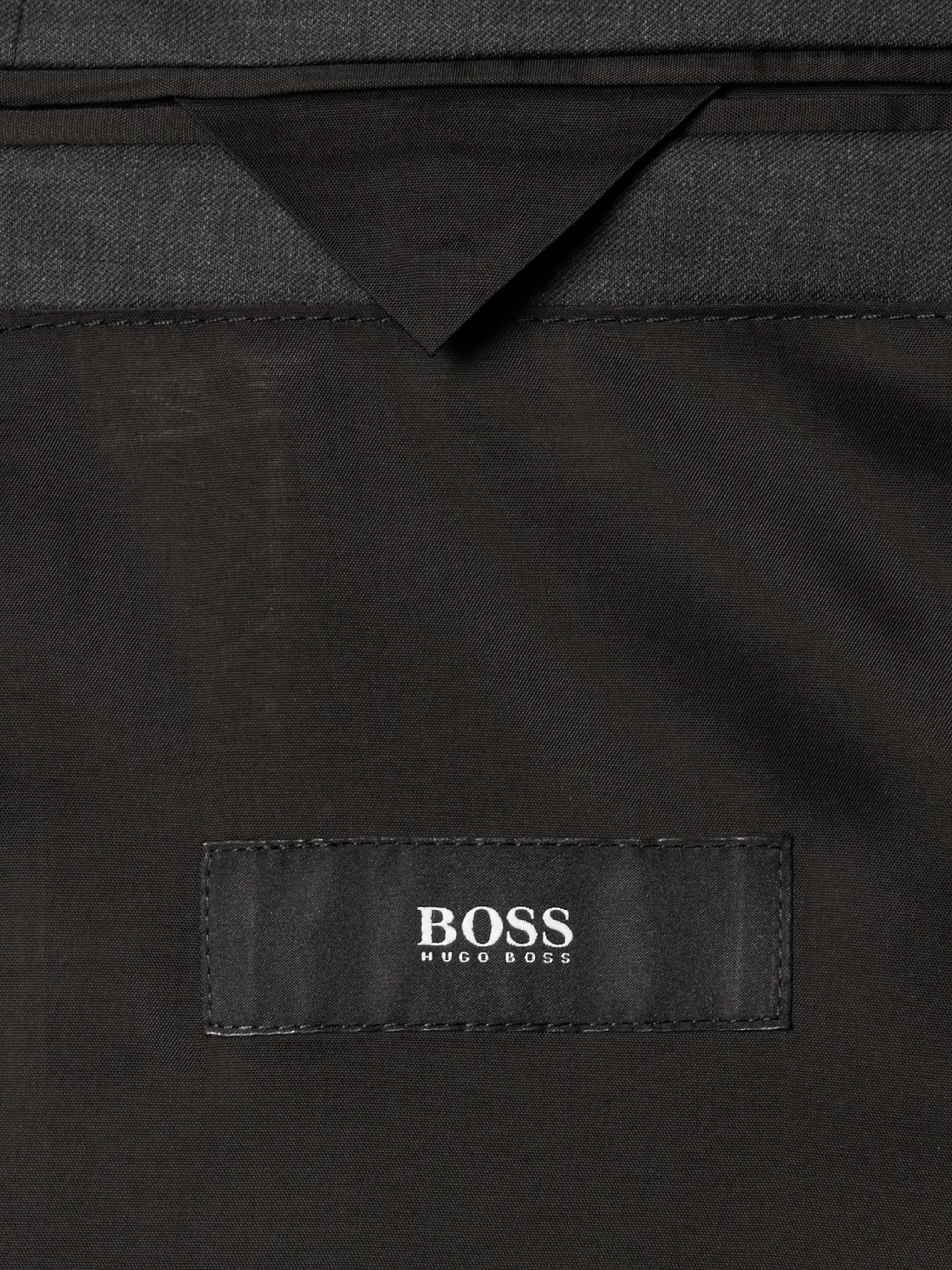 HUGO BOSS Grey Hayes Slim-Fit Super 120s Virgin Wool Suit Jacket