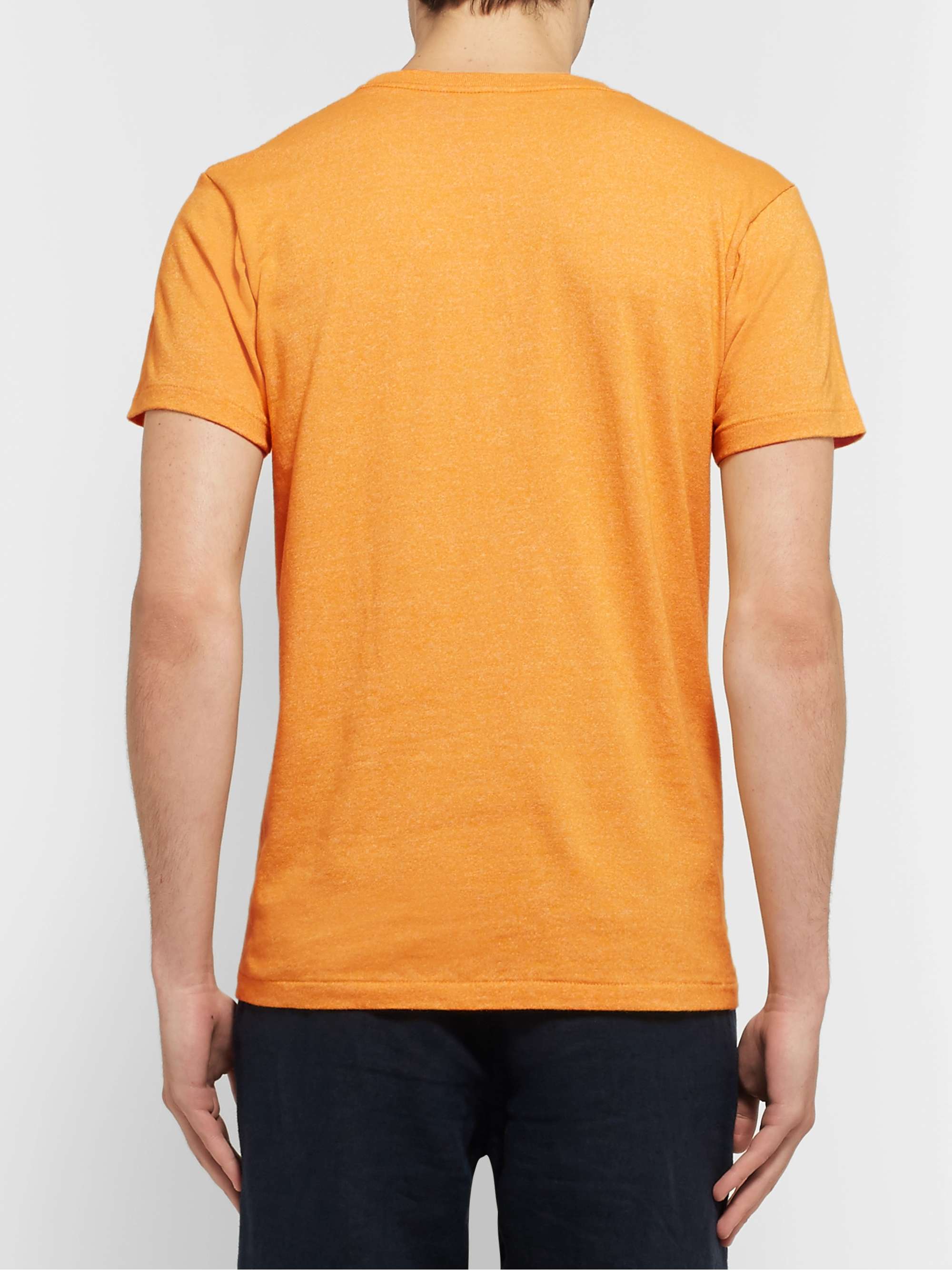 VELVA SHEEN Slim-Fit Cotton-Blend Jersey T-Shirt
