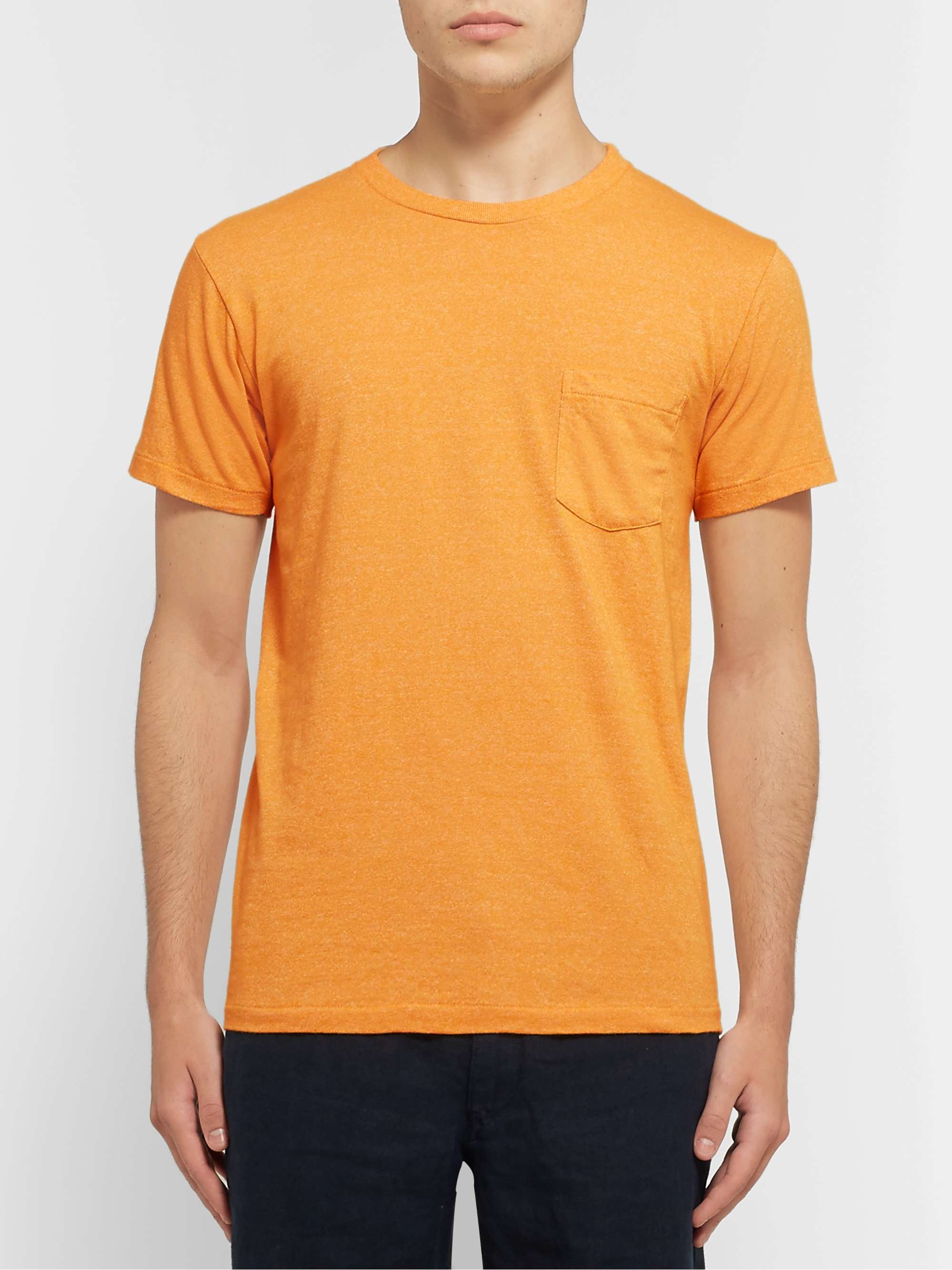 VELVA SHEEN Slim-Fit Cotton-Blend Jersey T-Shirt