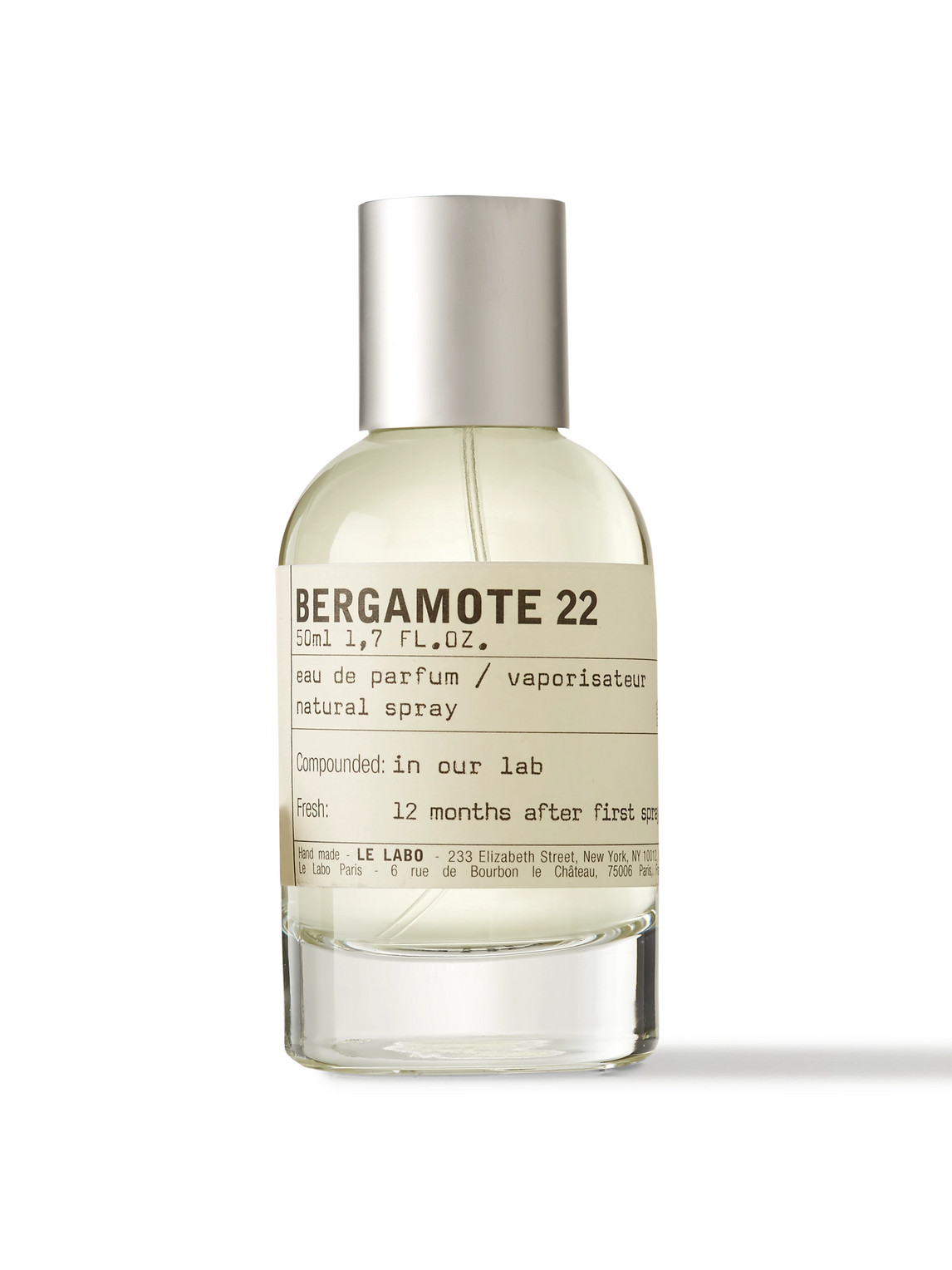 Le Labo Bergamote 22 Eau De Parfum, 50ml In Colorless