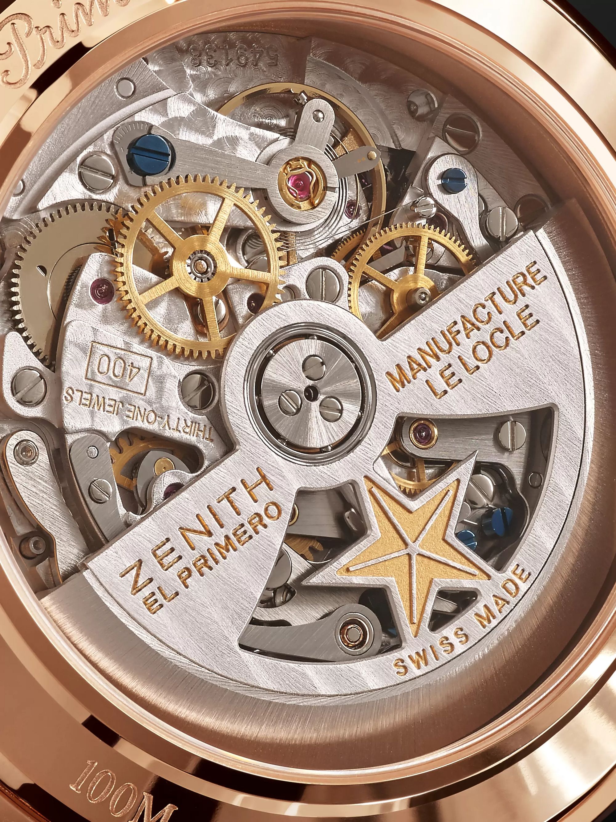 ZENITH El Primero Chronomaster 1969 42mm Rose Gold and Rubber Watch, Ref. No. 18.2043.400/69.R576