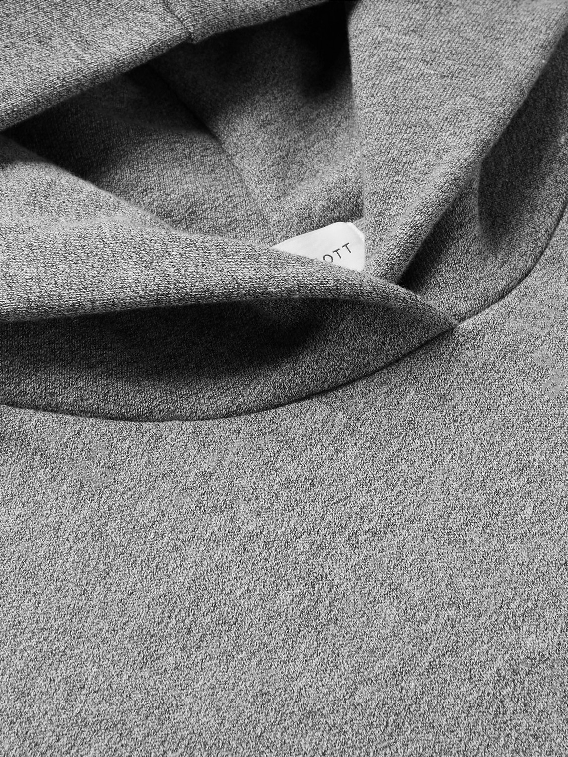 Shop John Elliott Villain Slim-fit Loopback Cotton-jersey Hoodie In Gray