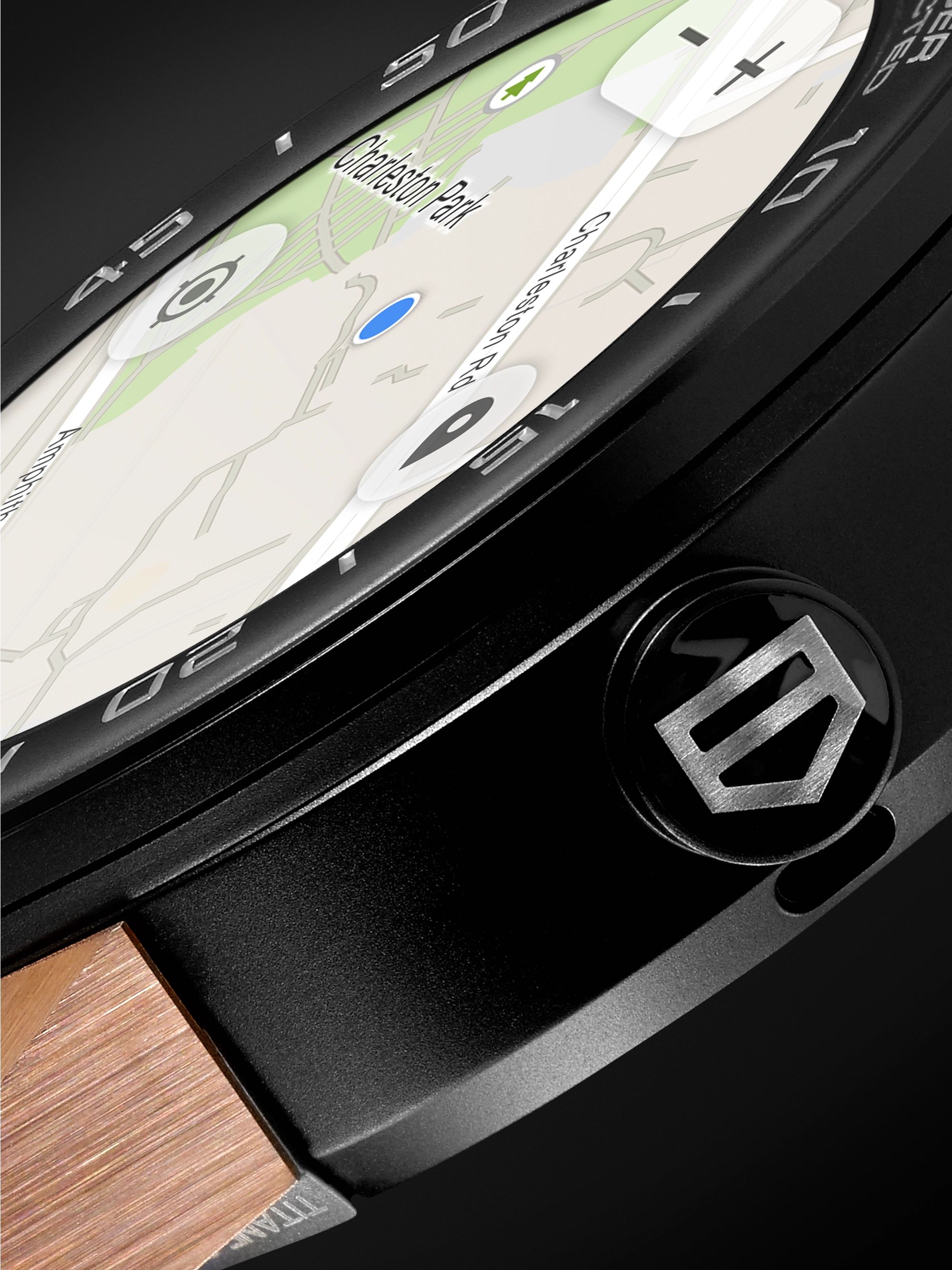 KINGSMAN X TAG HEUER + TAG Heuer Connected Modular 45mm Ceramic and Leather Smart Watch, Ref. No. SBF8A8023.32EB0103