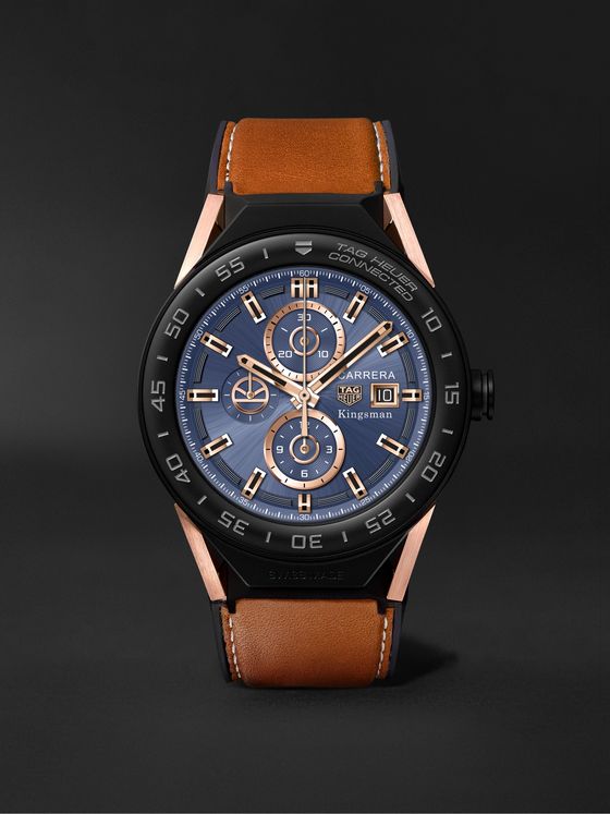 KINGSMAN X TAG HEUER + TAG Heuer Connected Modular 45mm Ceramic and