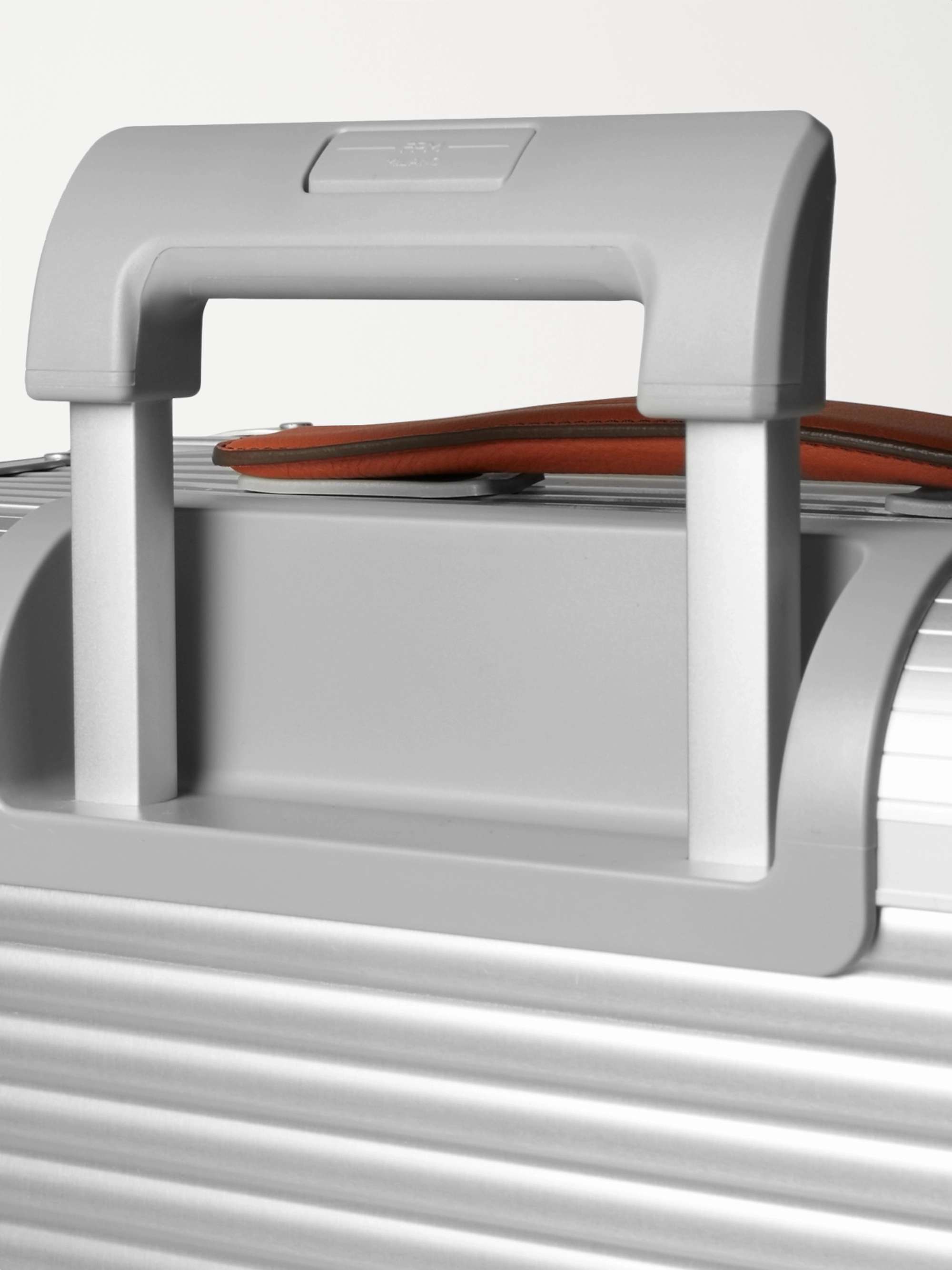 FPM MILANO Spinner 68cm Leather-Trimmed Aluminium Suitcase