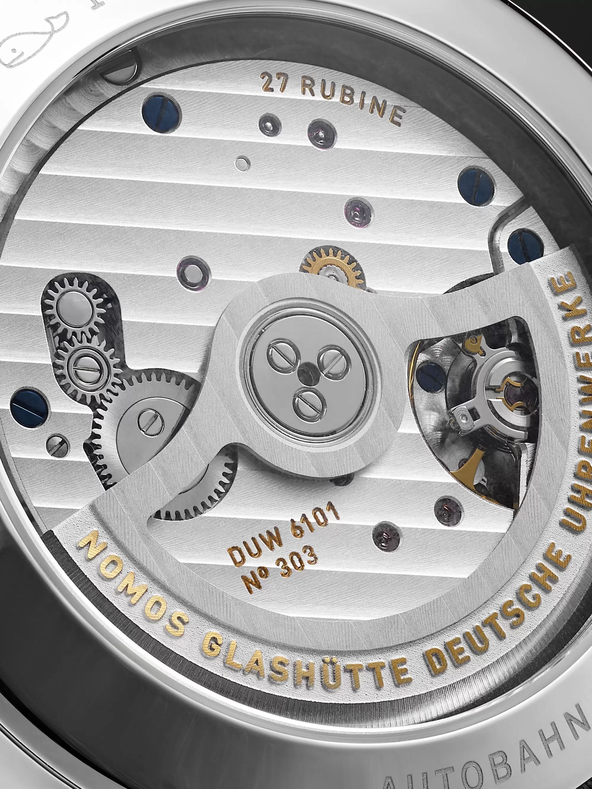 NOMOS GLASHÜTTE Autobahn Neomatik Datum Automatic 41mm Stainless Steel and Nylon Watch, Ref. No. 1301