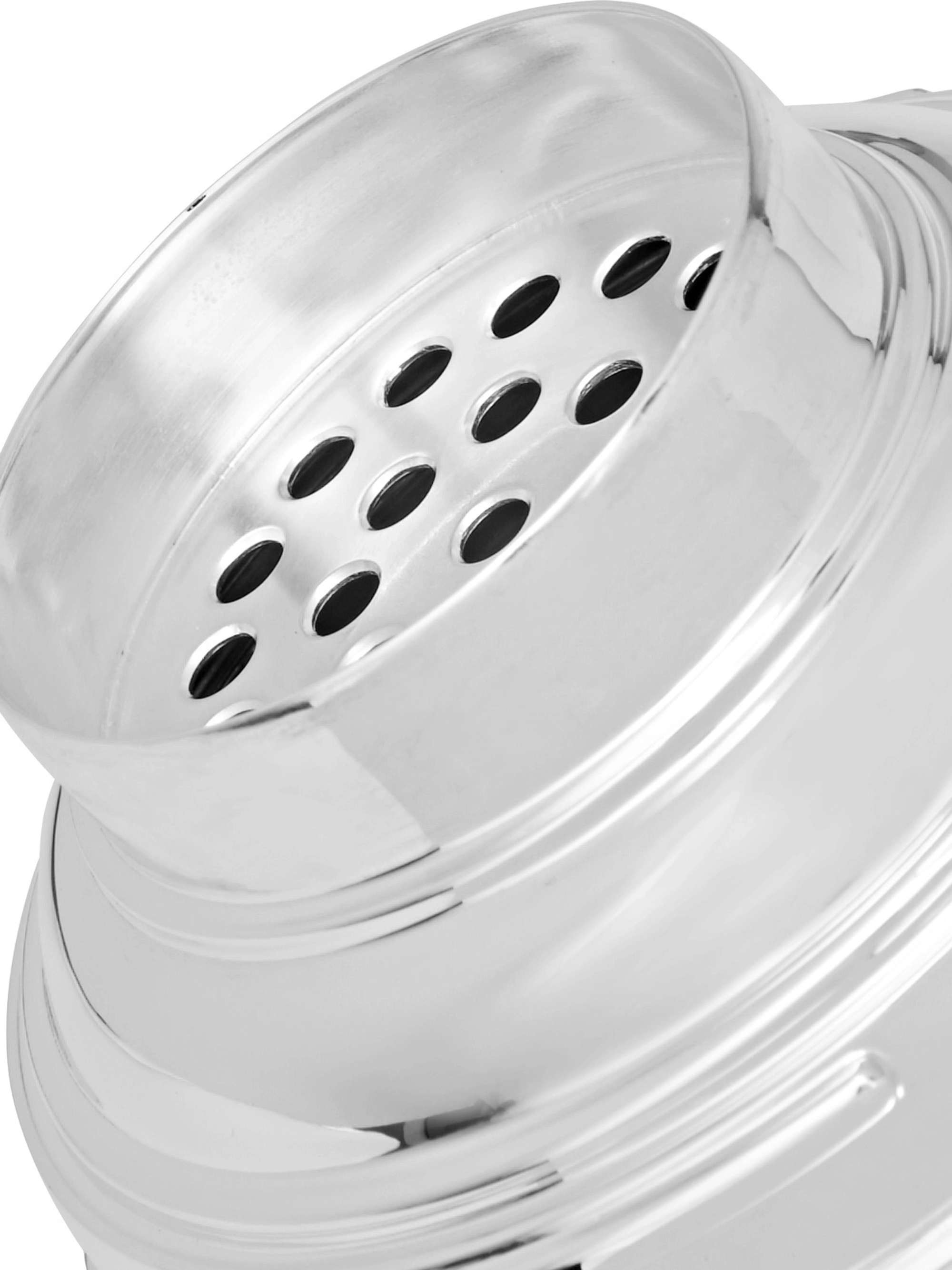 ASPREY Rocket Sterling Silver and Enamel Cocktail Shaker