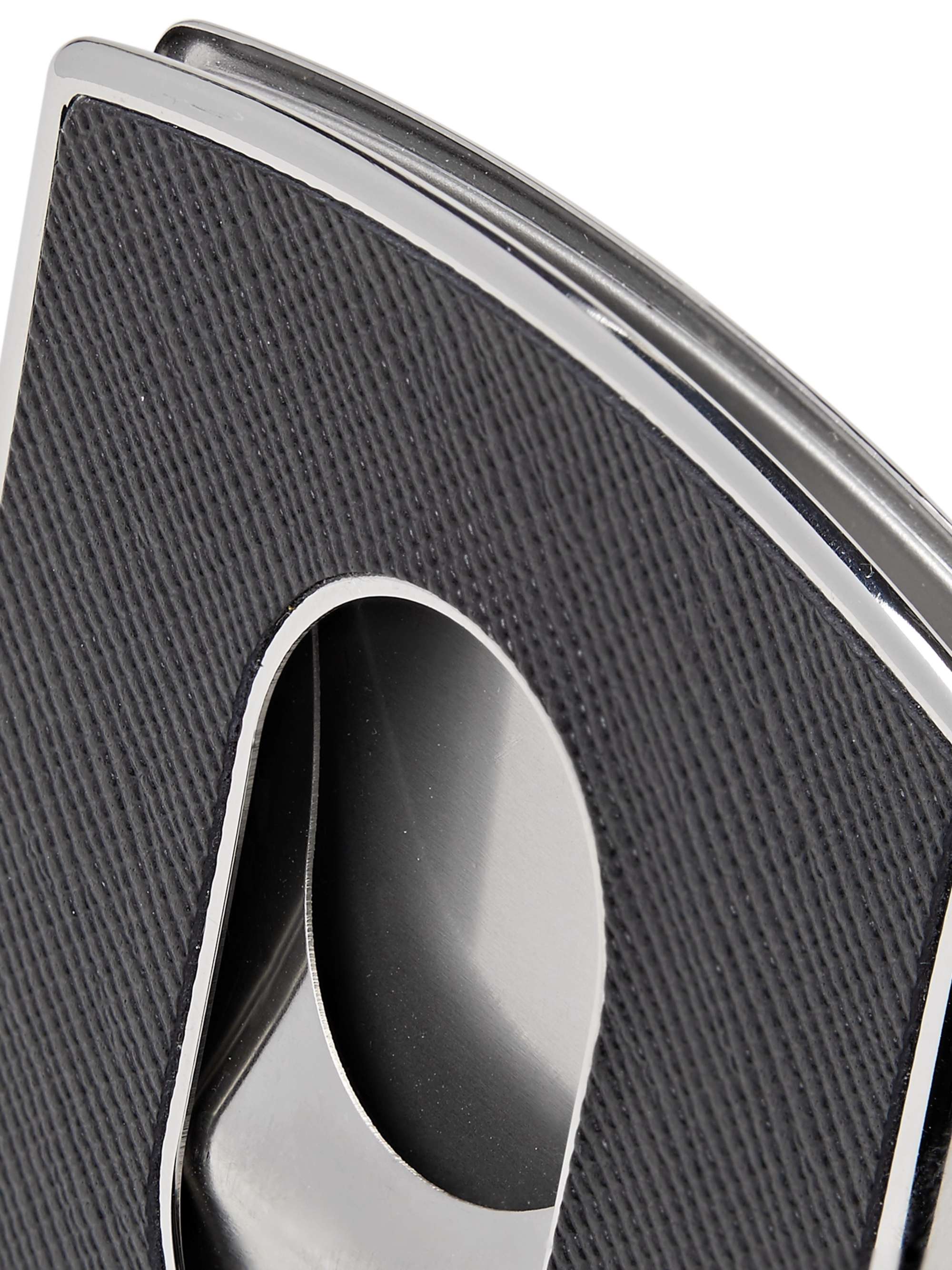 MONTBLANC Sartorial Cross-Grain Leather and Silver-Tone Card Case