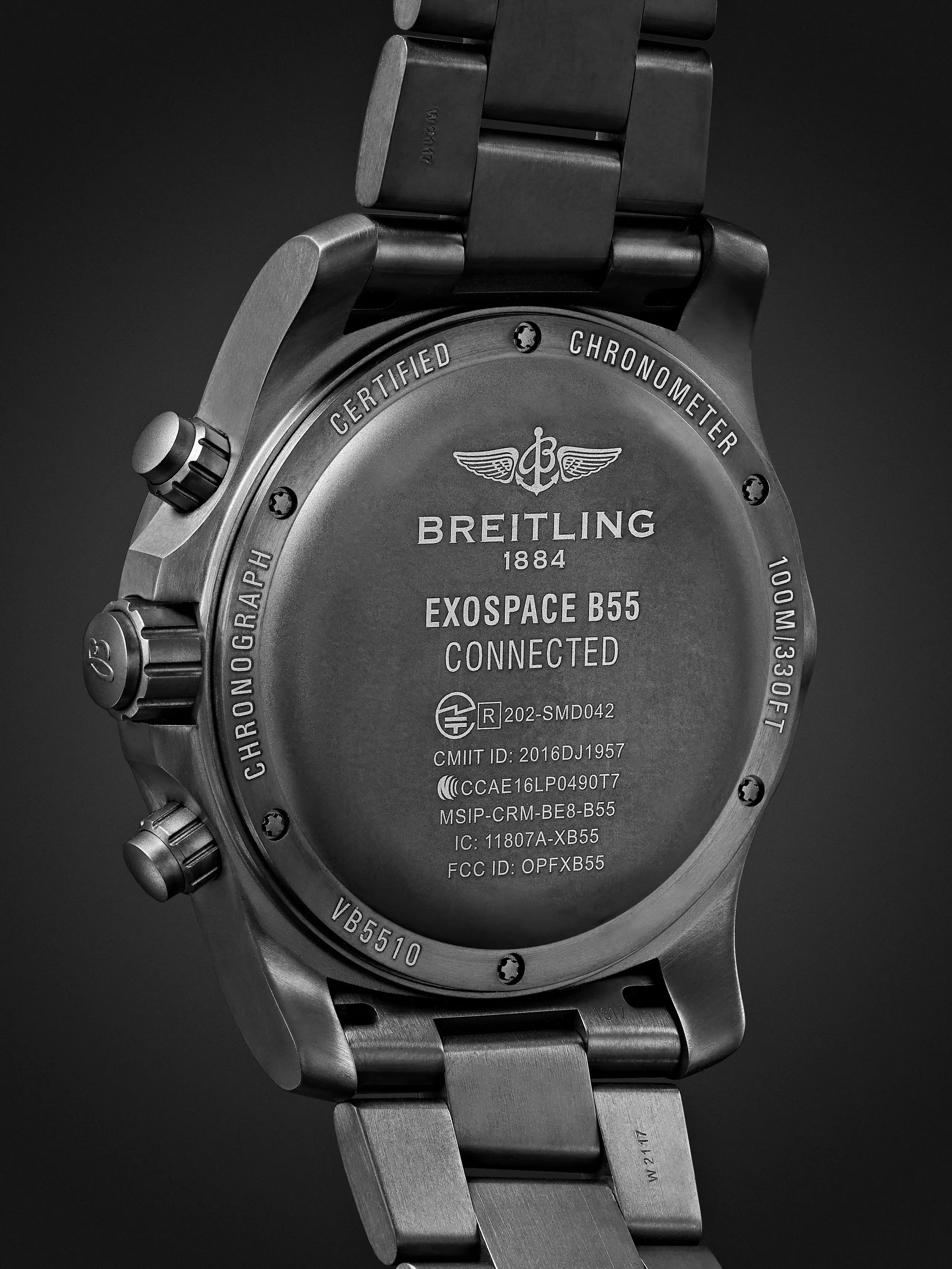 BREITLING Exospace B55 SuperQuartz 46mm Titanium Watch