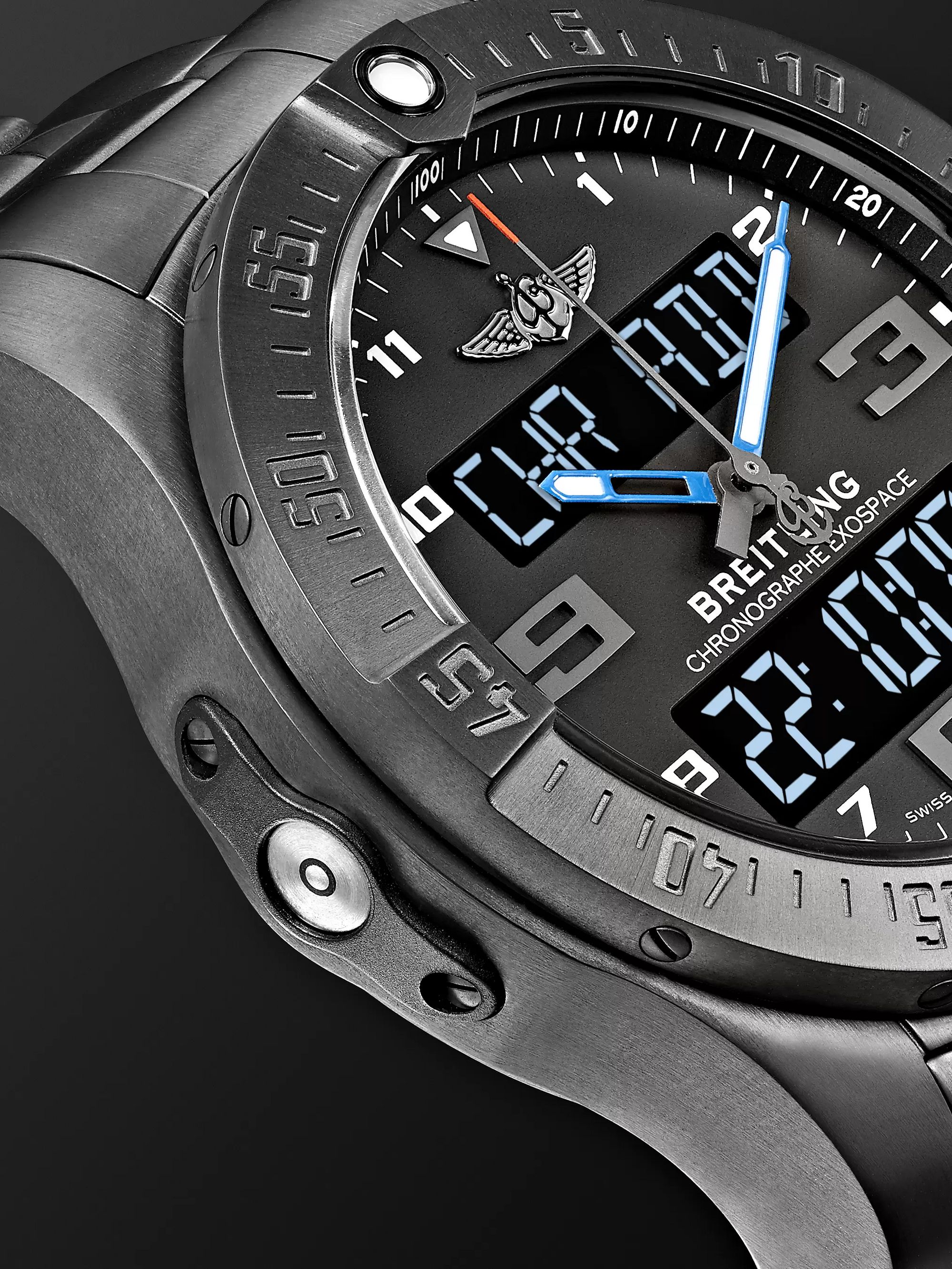 BREITLING Exospace B55 SuperQuartz 46mm Titanium Watch