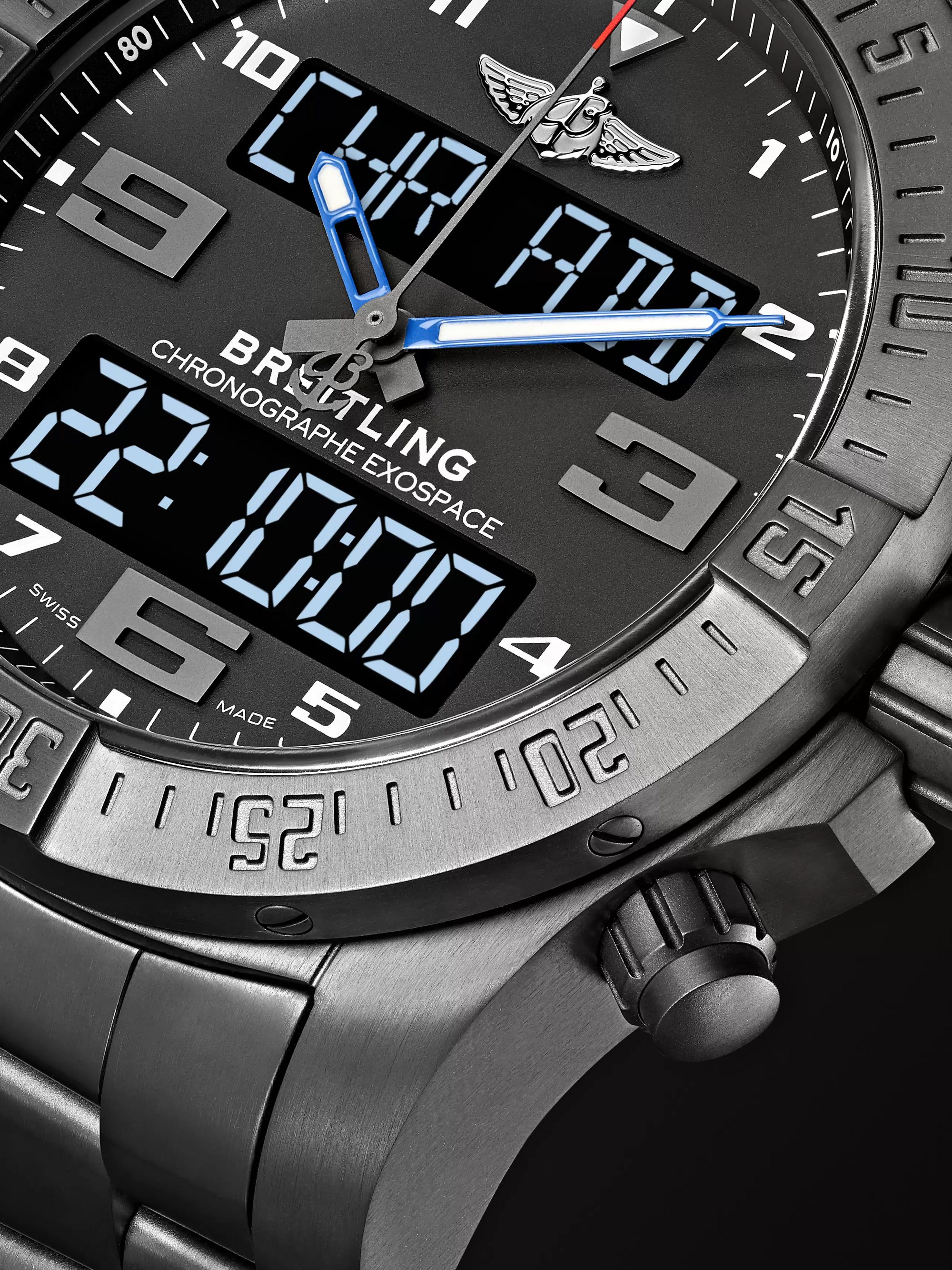 BREITLING Exospace B55 SuperQuartz 46mm Titanium Watch