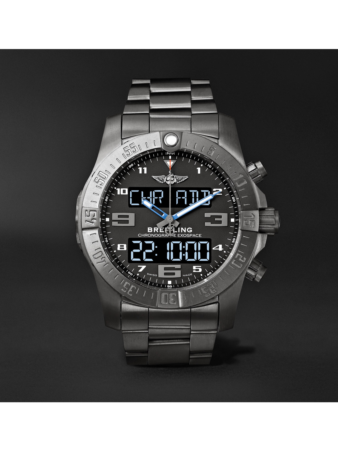 Exospace B55 SuperQuartz 46mm Titanium Watch
