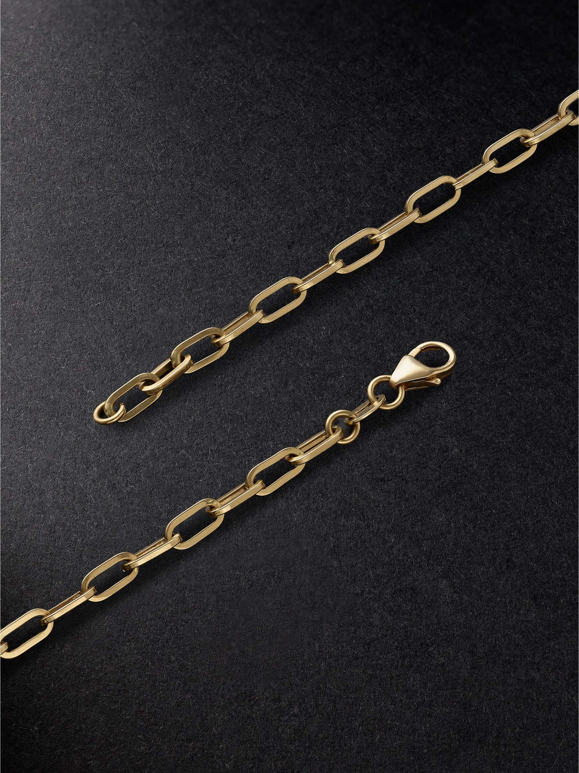 FOUNDRAE Refined Open Clip Chain and Per Aspera Ad Astra Dream Gold, Citrine and Diamond Pendant Necklace