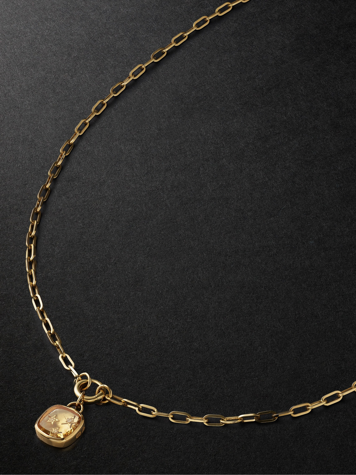 Foundrae | per Aspera Ad Astra Dream Classic Fob Clip Chain Bracelet 18K Yellow Gold Size Medium
