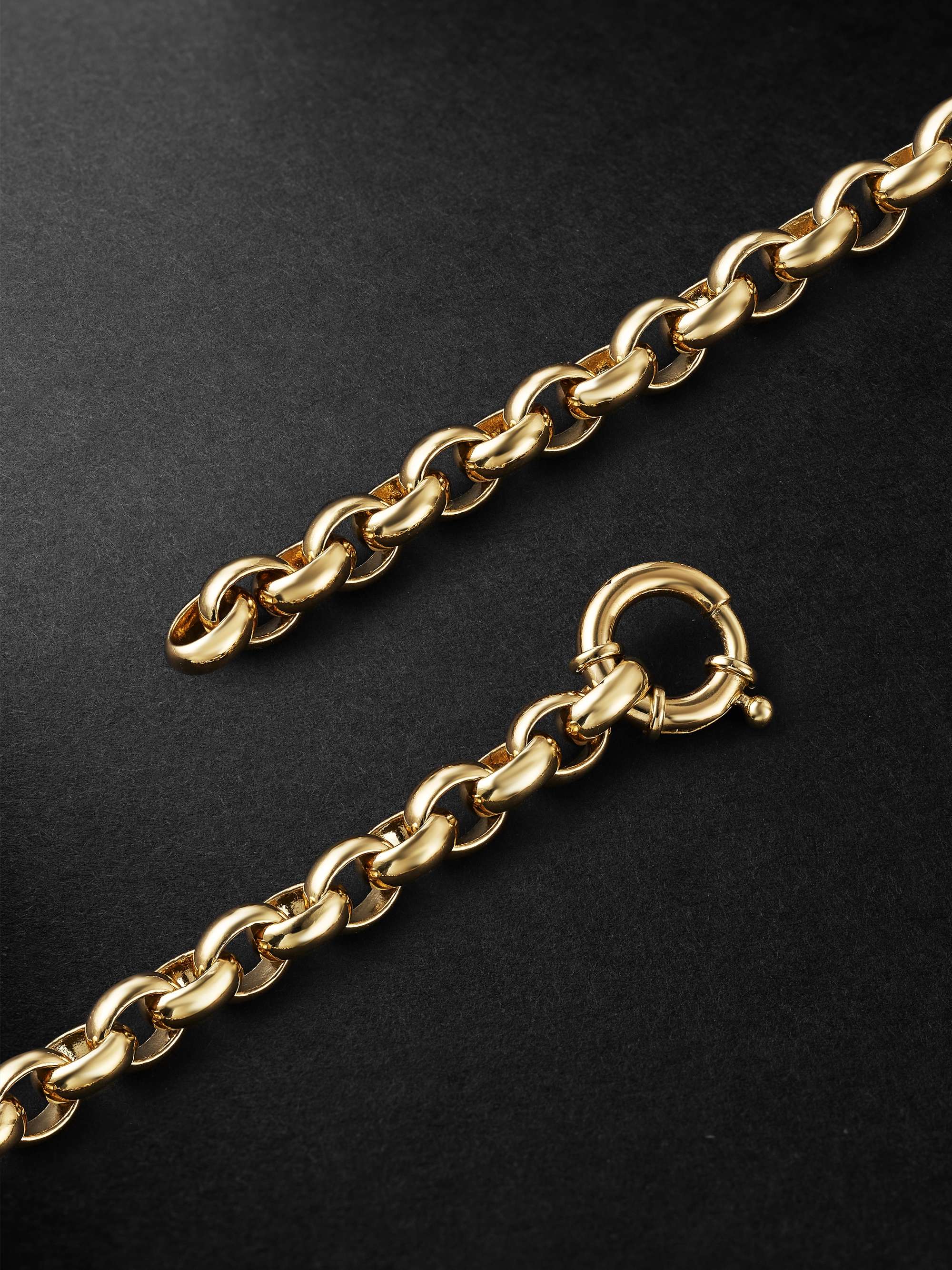 FOUNDRAE Gold Lapis Lazuli Necklace