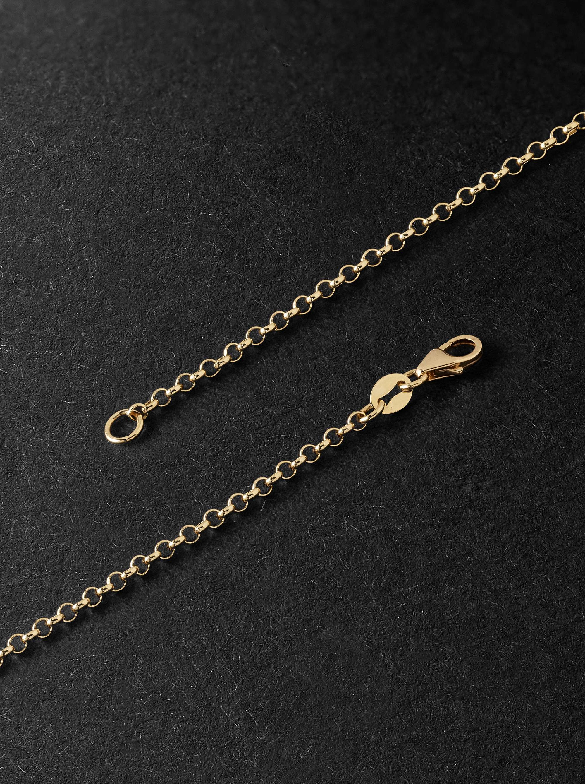FOUNDRAE Gold Diamond Pendant Necklace