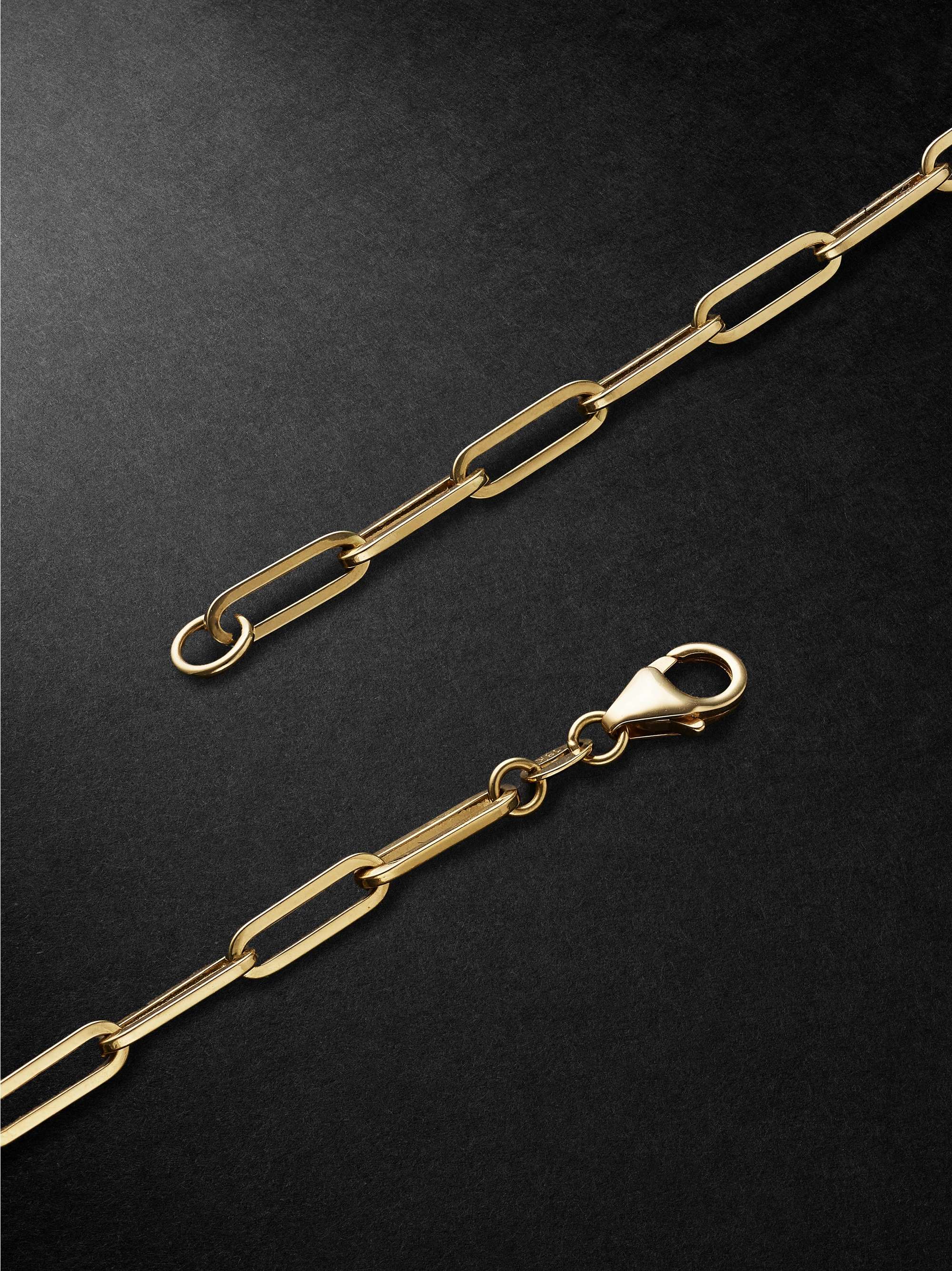 FOUNDRAE Classic Fob Clip Chain and Snake Wholeness Gold Topaz Pendant Necklace