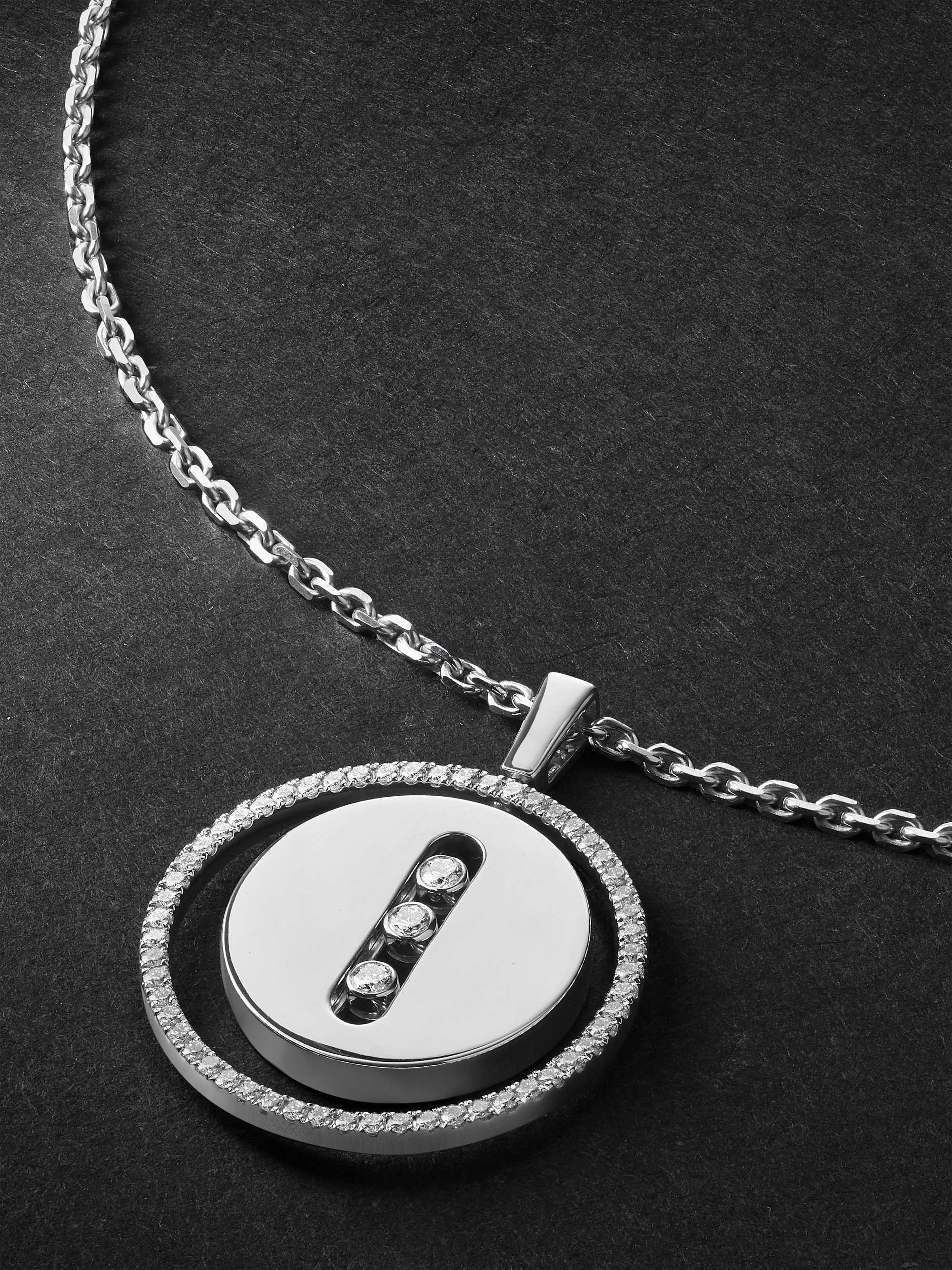 MESSIKA Lucky Move White Gold Diamond Necklace
