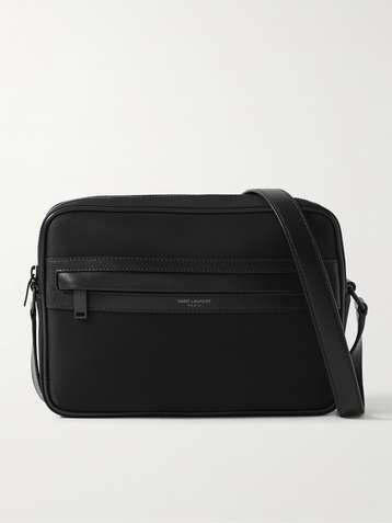 Saint Laurent Men's Le Monogramme Leather Crossbody Bag