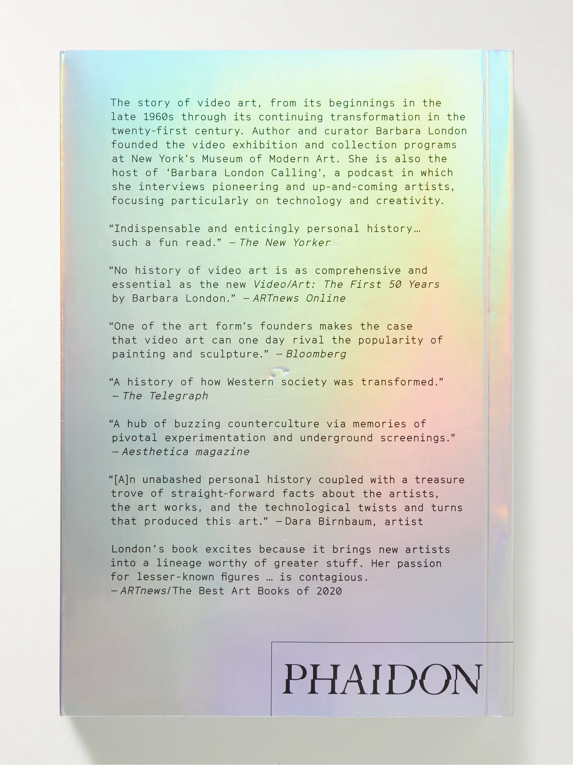 PHAIDON Video/Art: The First Fifty Years Paperback Book