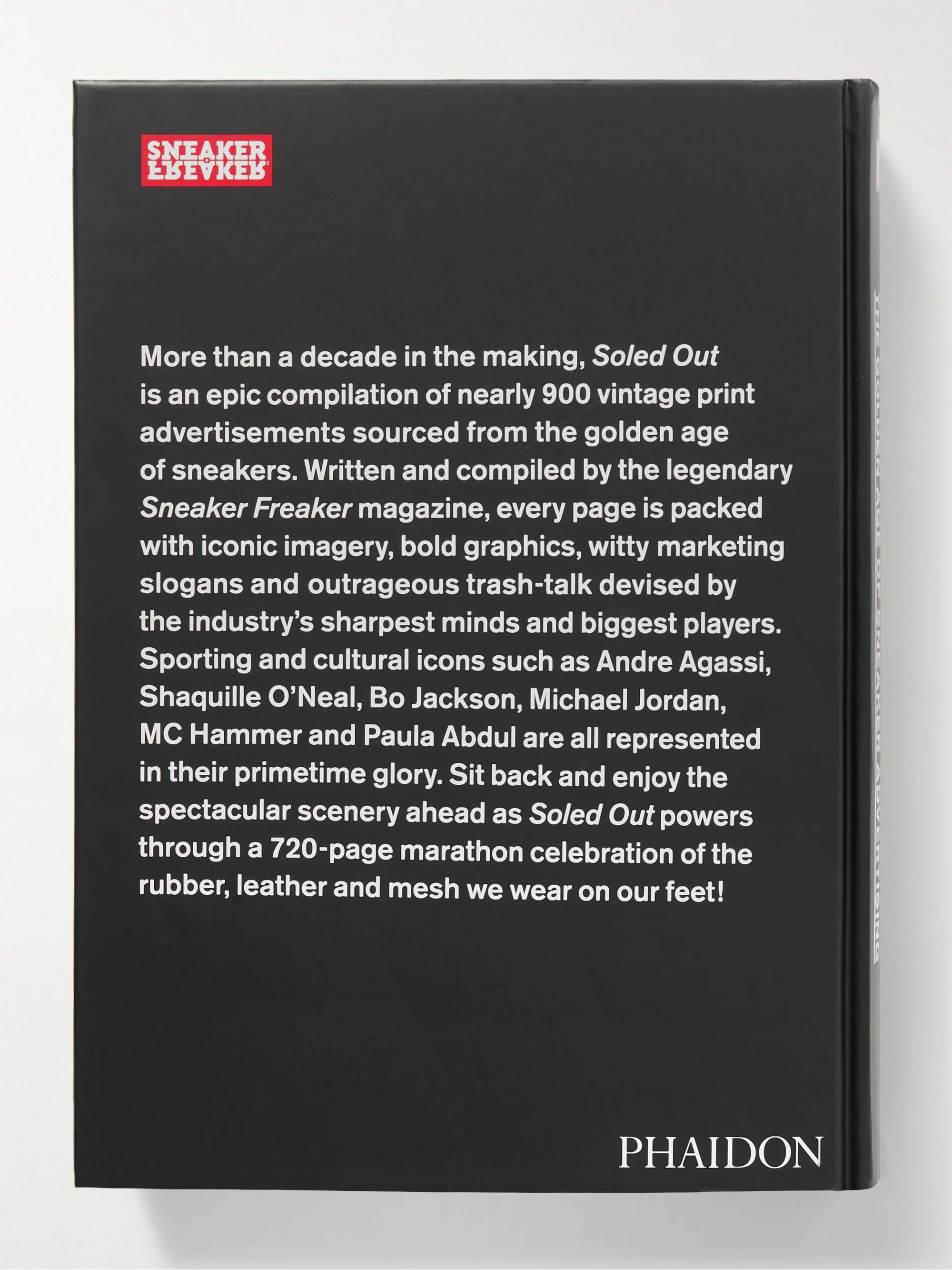 PHAIDON Soled Out: The Golden Age of Sneaker Advertising Hardcover Book