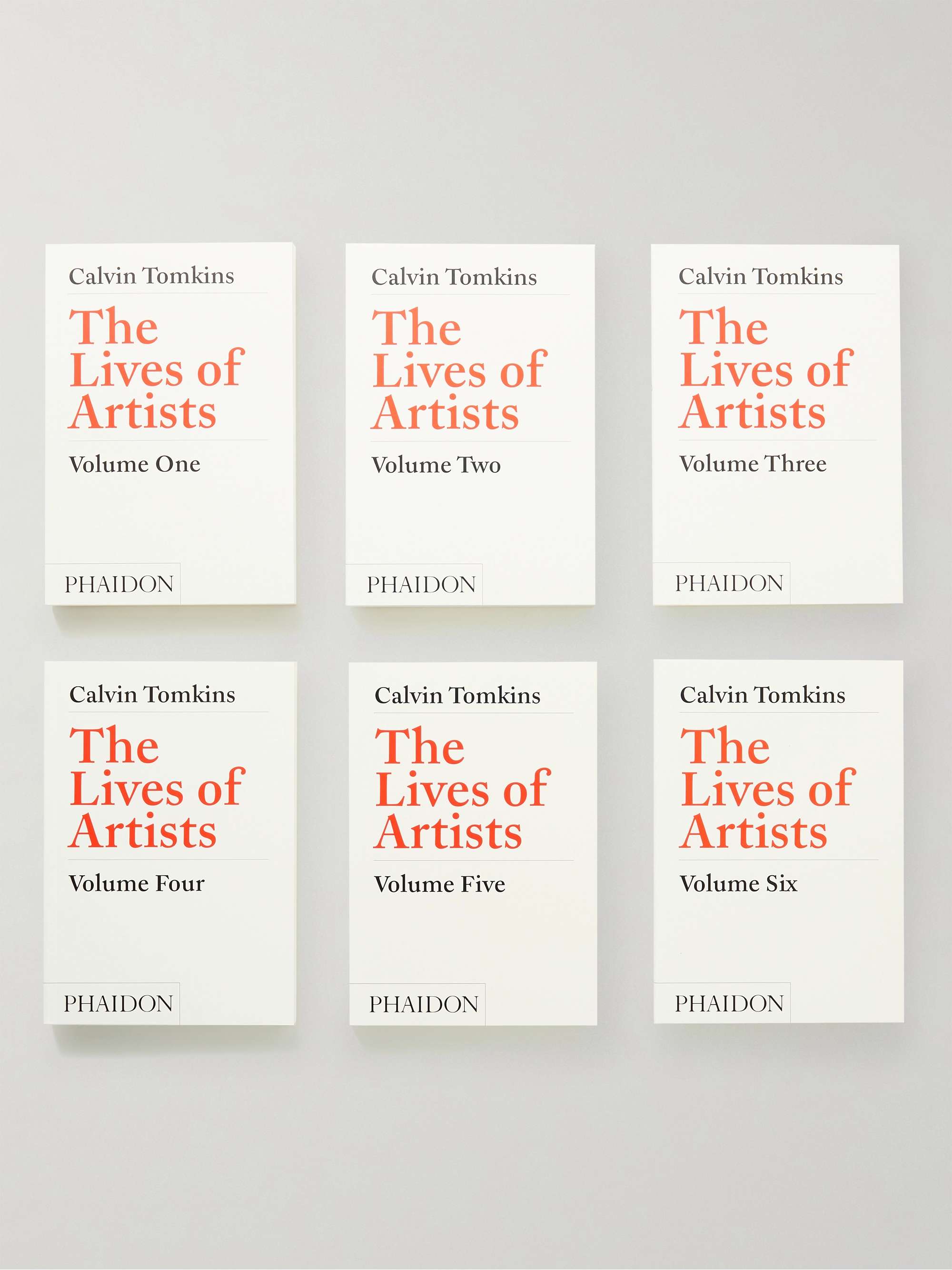PHAIDON The Lives of Artists: Collected Profiles Set of 6 Hardcover Books