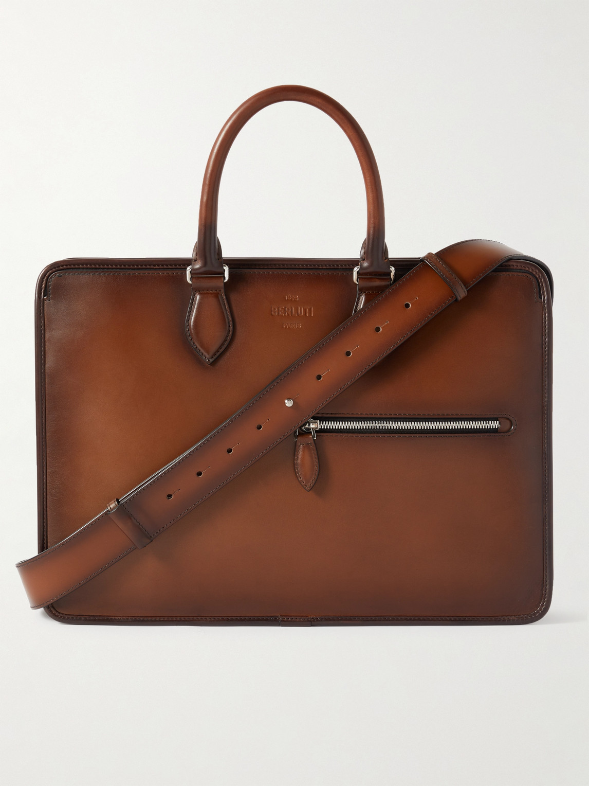 Berluti Scritto Venezia Leather Briefcase - Men