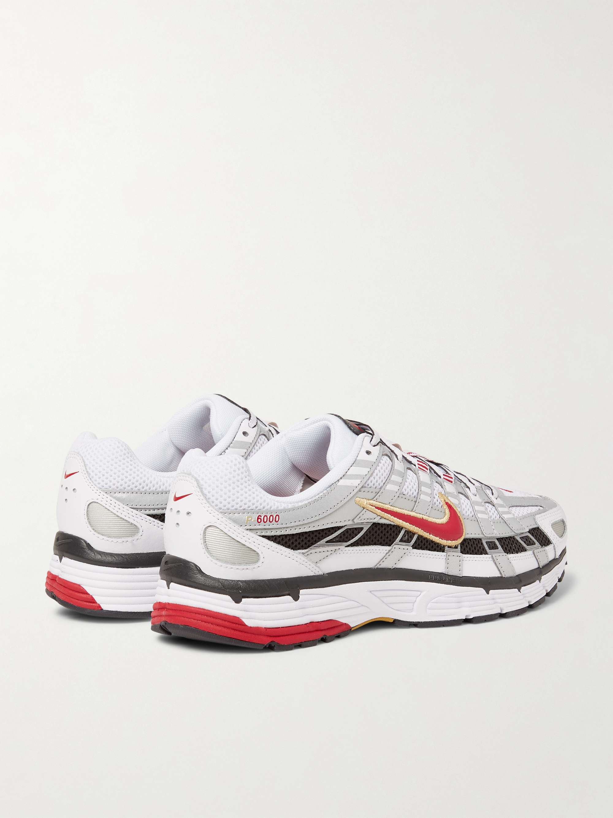 NIKE P-6000 CNPT Leather, Mesh and Rubber Sneakers
