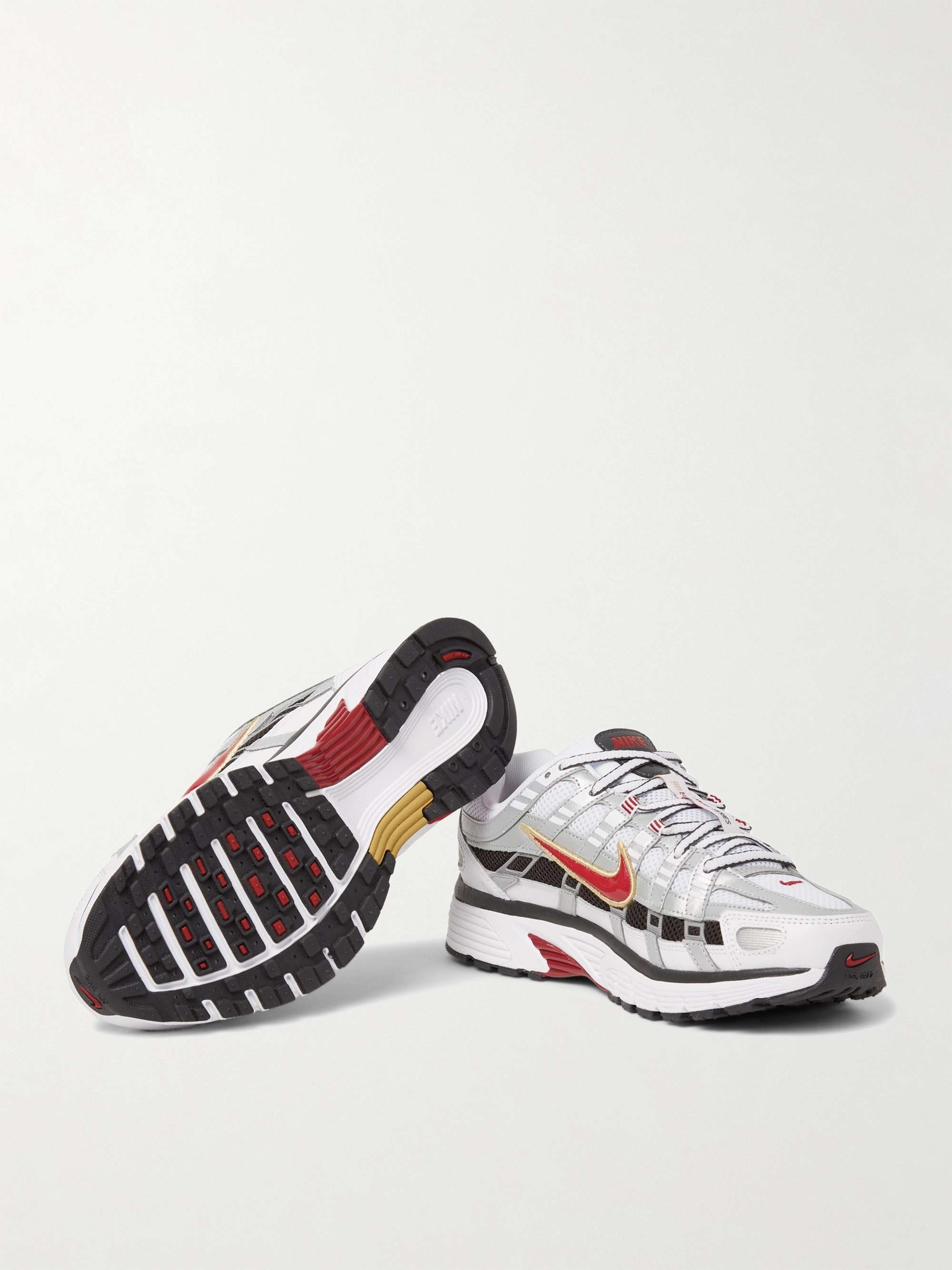 NIKE P-6000 CNPT Leather, Mesh and Rubber Sneakers