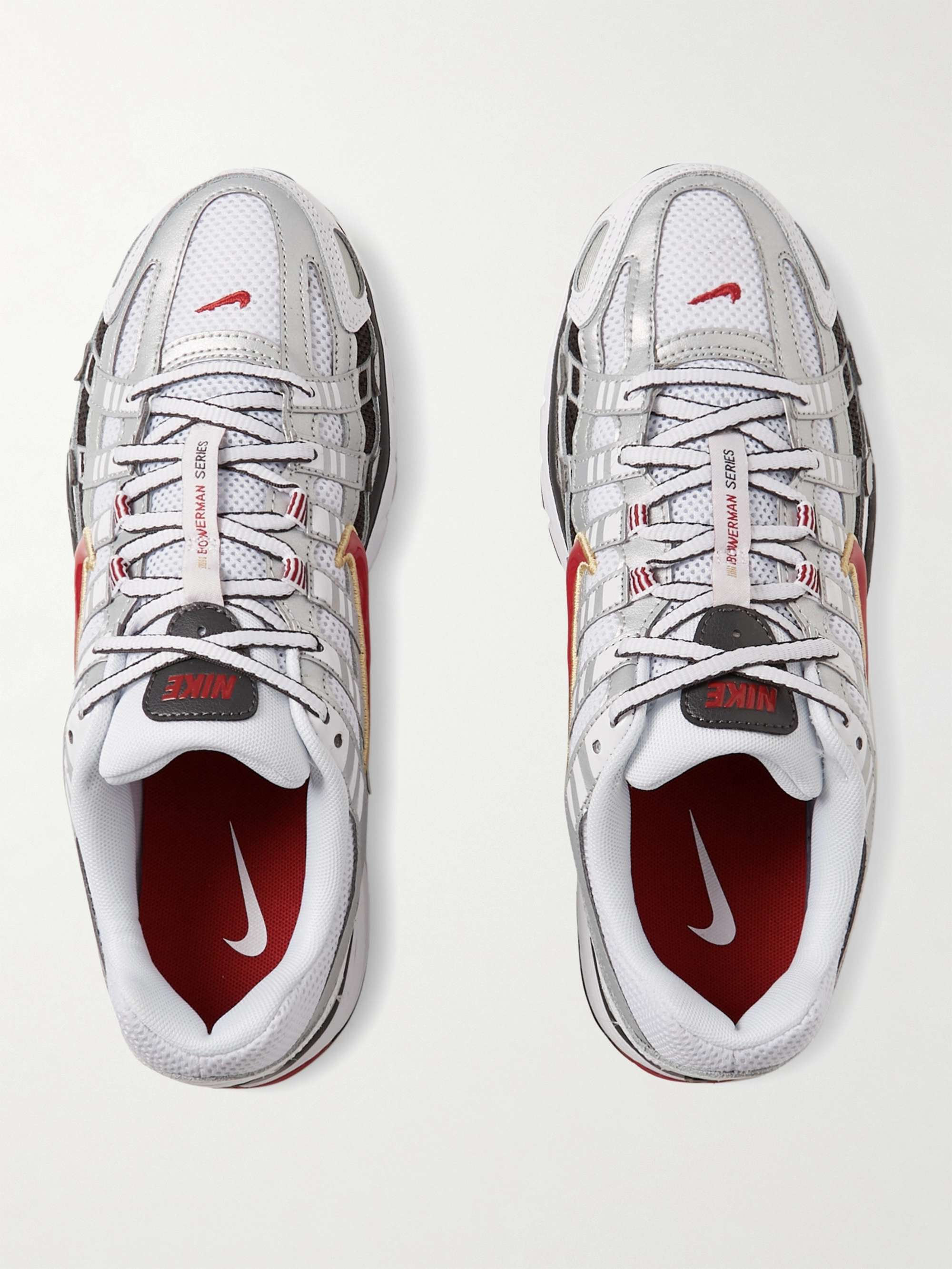 NIKE P-6000 CNPT Leather, Mesh and Rubber Sneakers