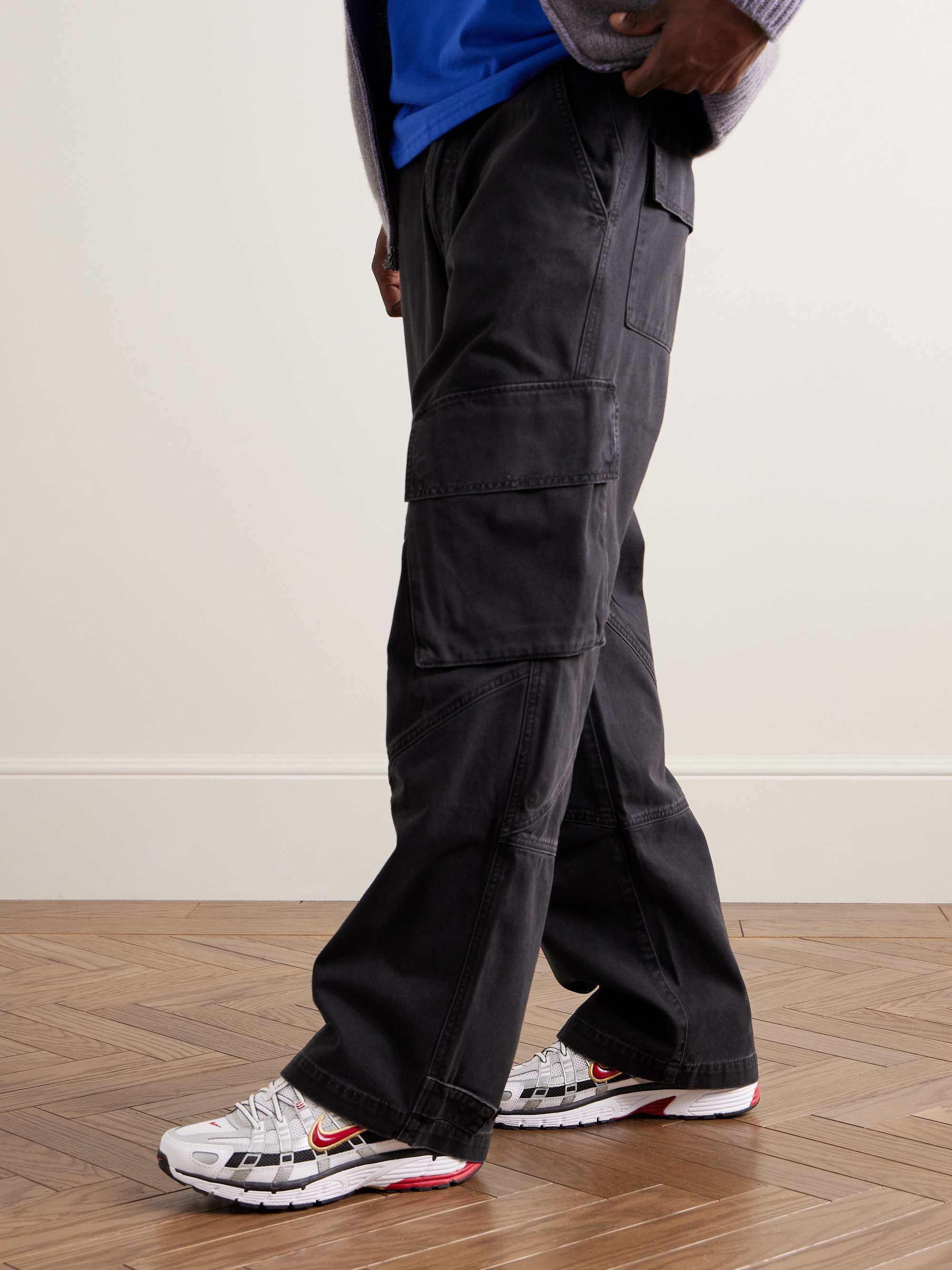 NIKE P-6000 CNPT Leather, Mesh and Rubber Sneakers