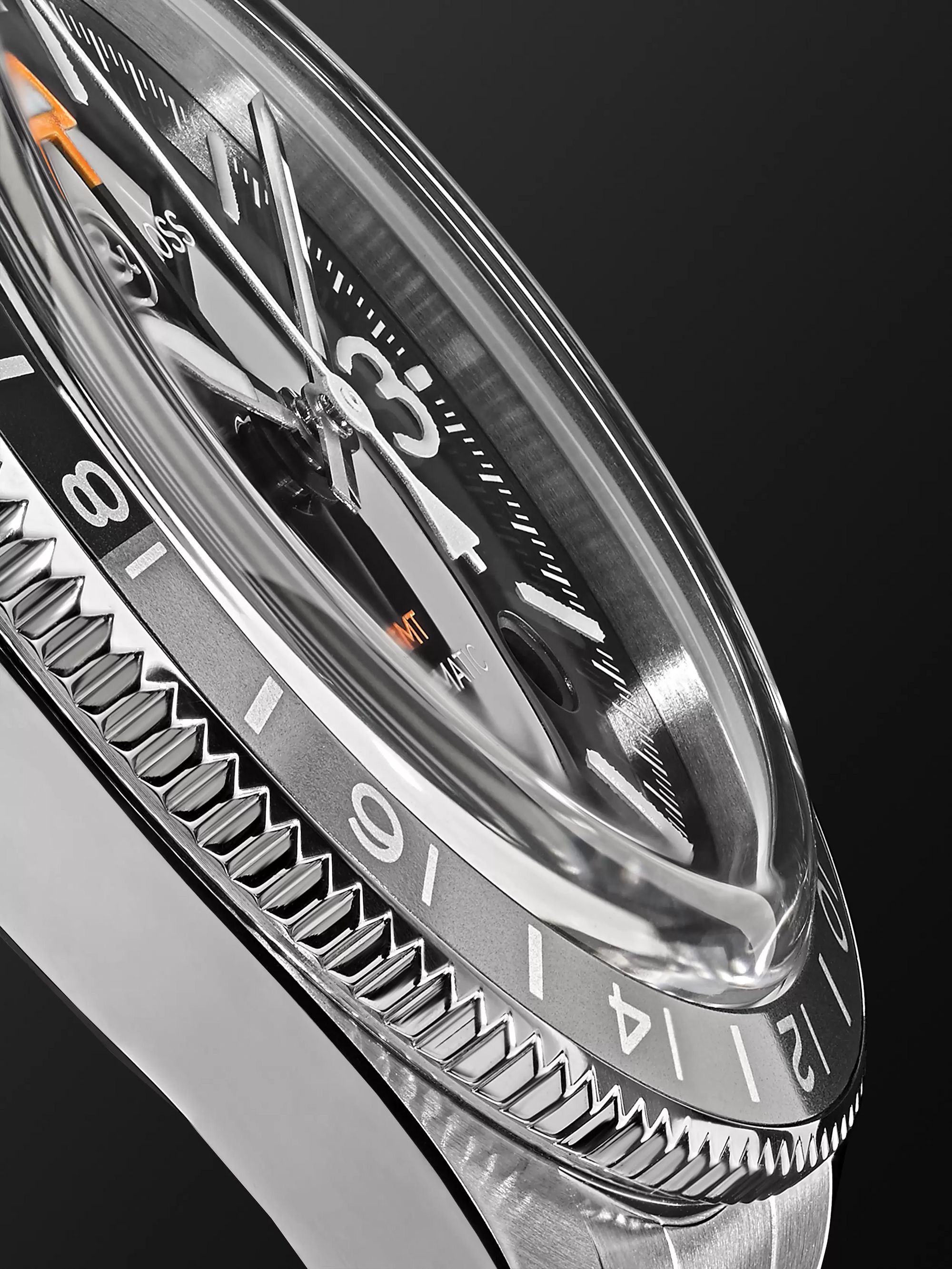 BELL & ROSS BR V2-93 GMT Automatic 41mm Stainless Steel Watch, Ref. No. BRV293-BL-ST/SST