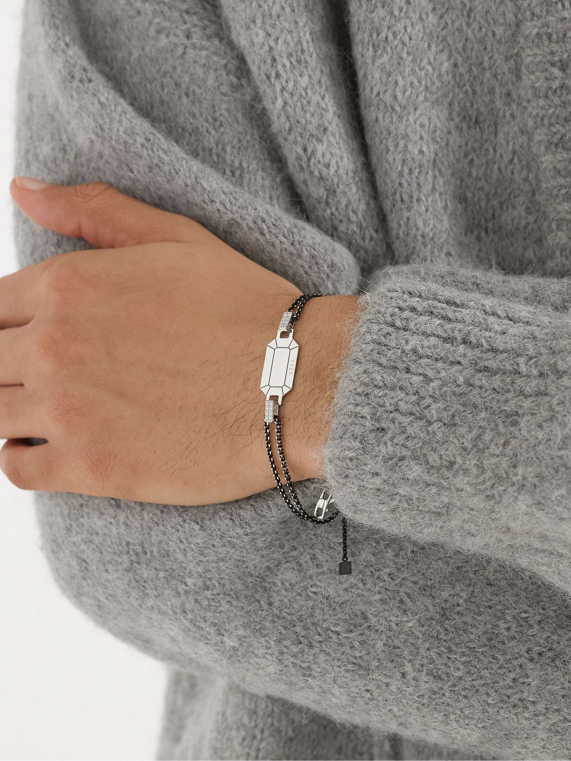 EÉRA Tokyo White Gold, Silver and Diamond Bracelet
