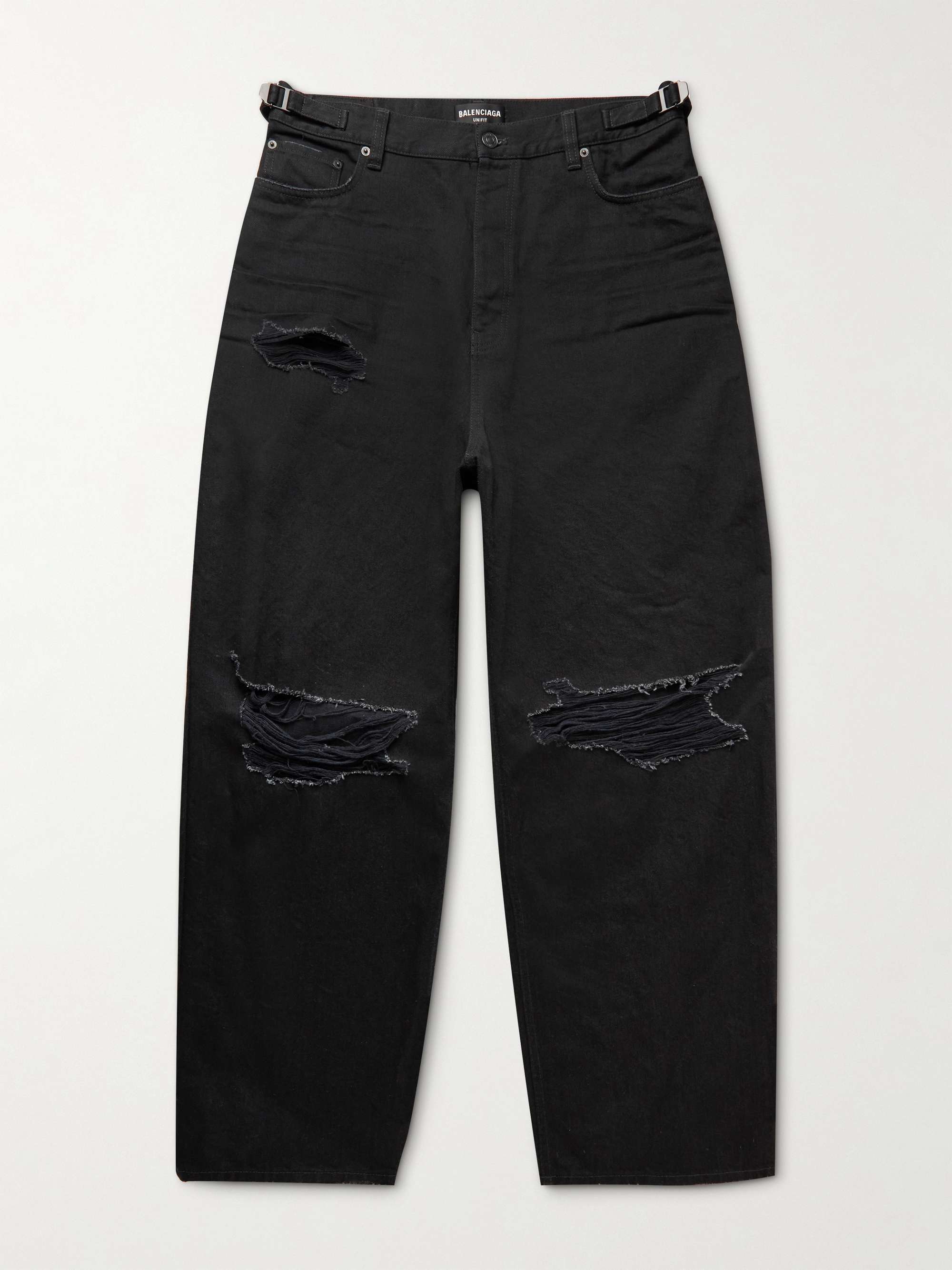 Black Button-Down Collar Padded Leather Overshirt | BALENCIAGA 