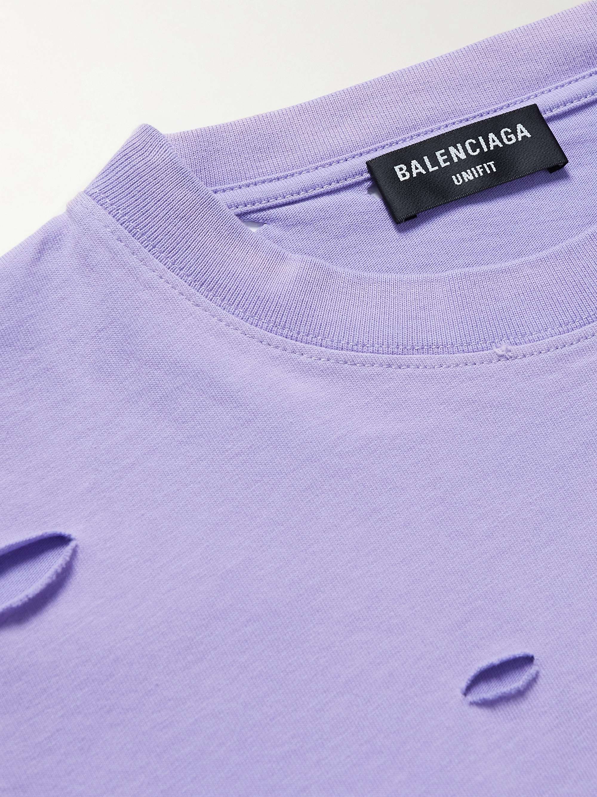 balenciaga t shirt purple