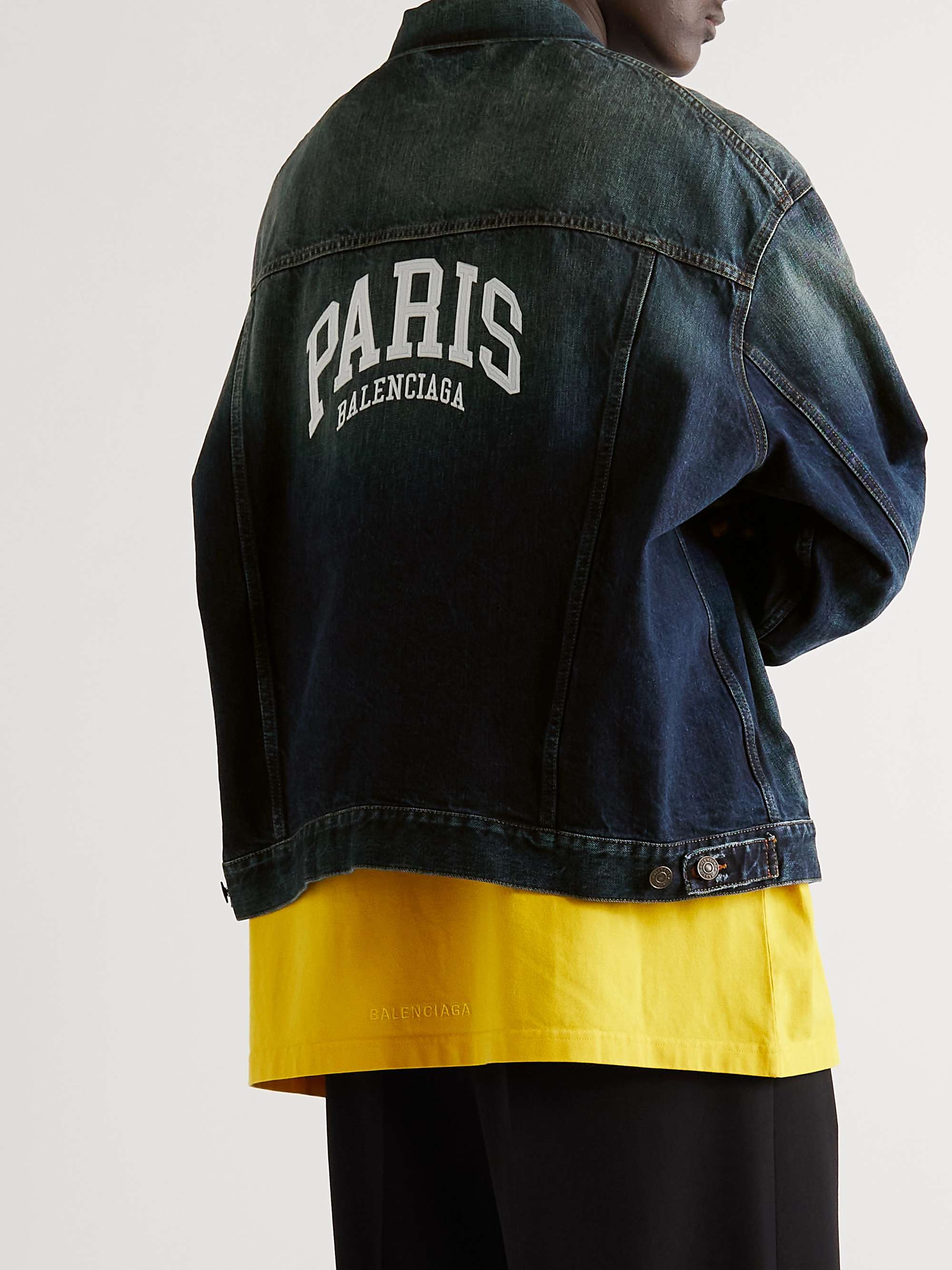 Balenciaga Deconstructed blue distressed denim jacket  Harvey Nichols