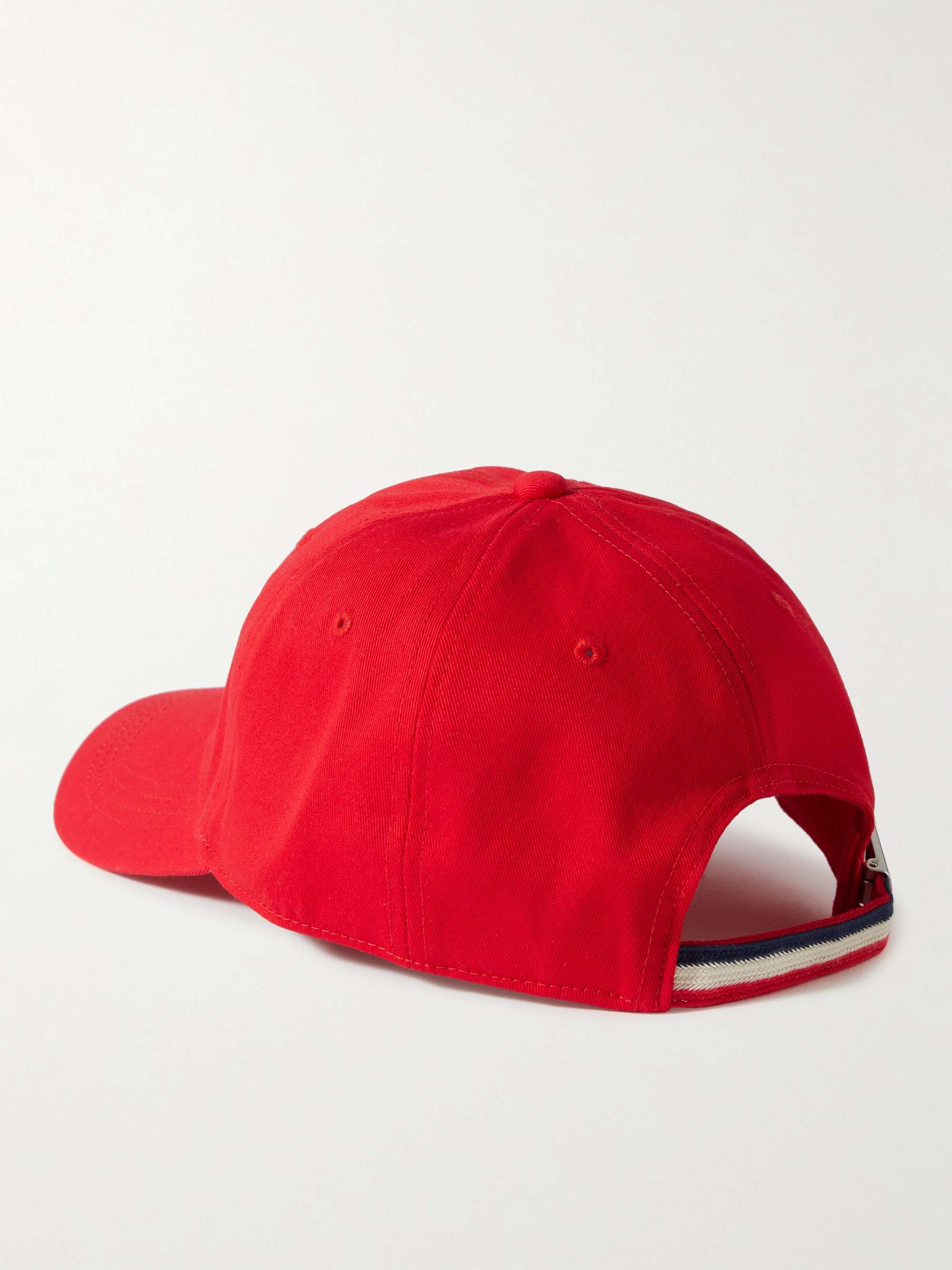 MONCLER Logo-Appliquéd Cotton-Twill Baseball Cap