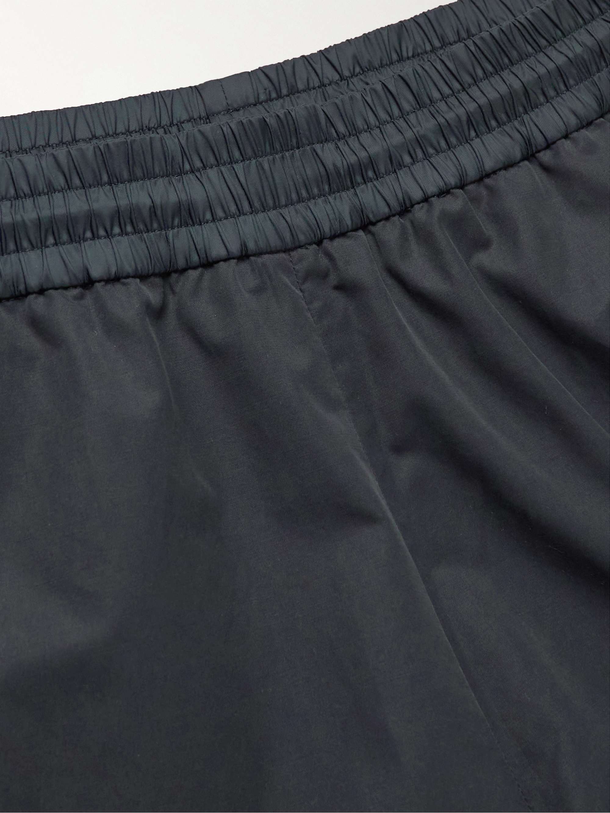 MONCLER Straight-Leg Logo-Print Cotton-Blend Shell Track Pants
