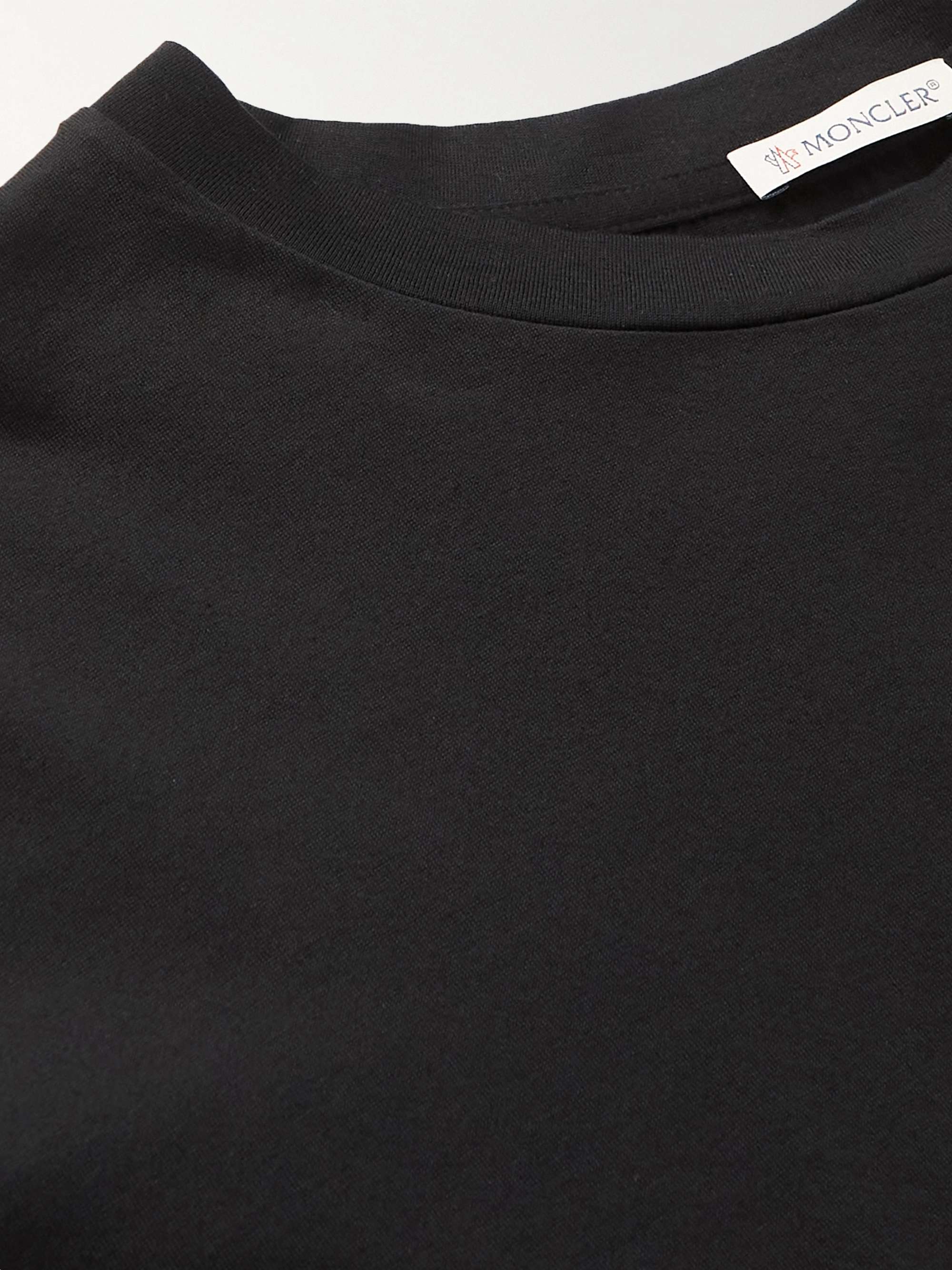 MONCLER Logo-Appliquéd Cotton-Jersey T-Shirt