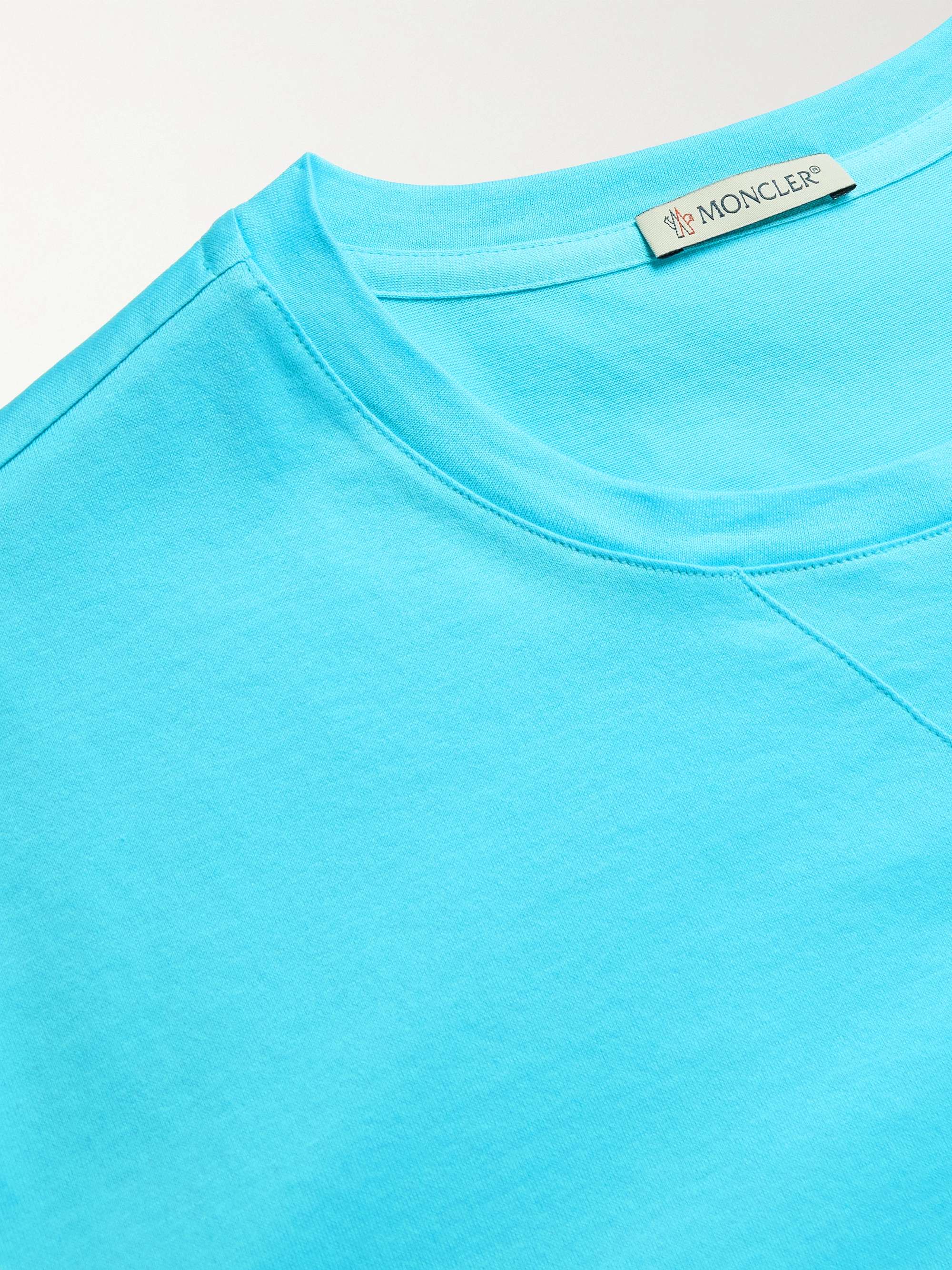 MONCLER Logo-Appliquéd Cotton-Jersey T-Shirt