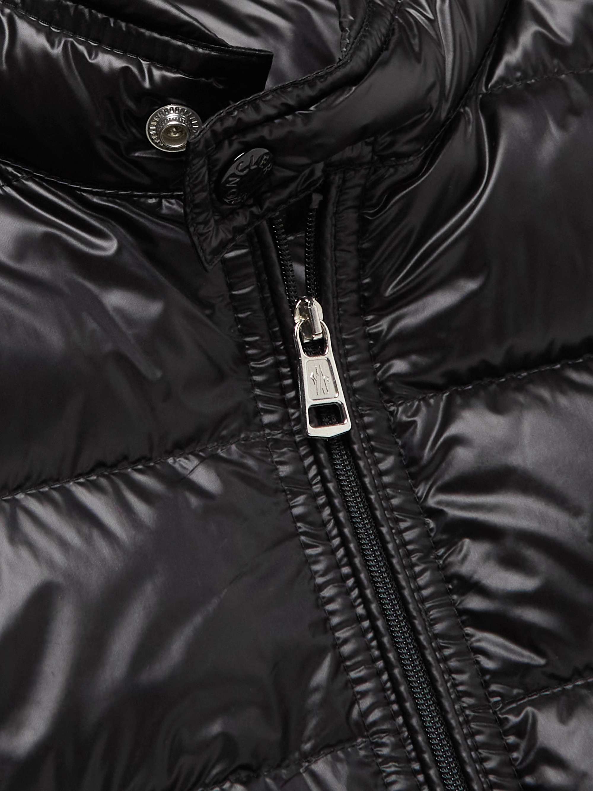 MONCLER Gui Slim-Fit Logo-Appliquéd Quilted Shell Down Gilet