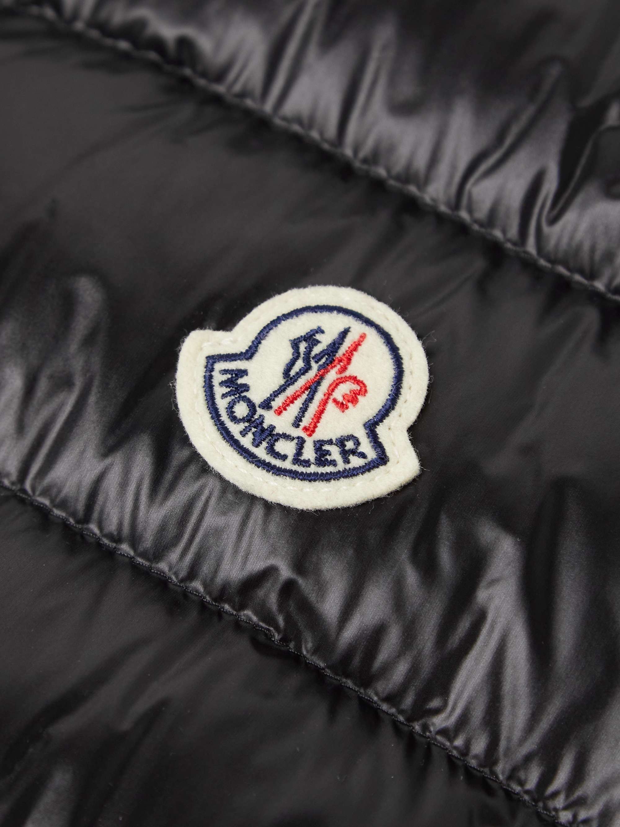 MONCLER Gui Slim-Fit Logo-Appliquéd Quilted Shell Down Gilet for Men ...