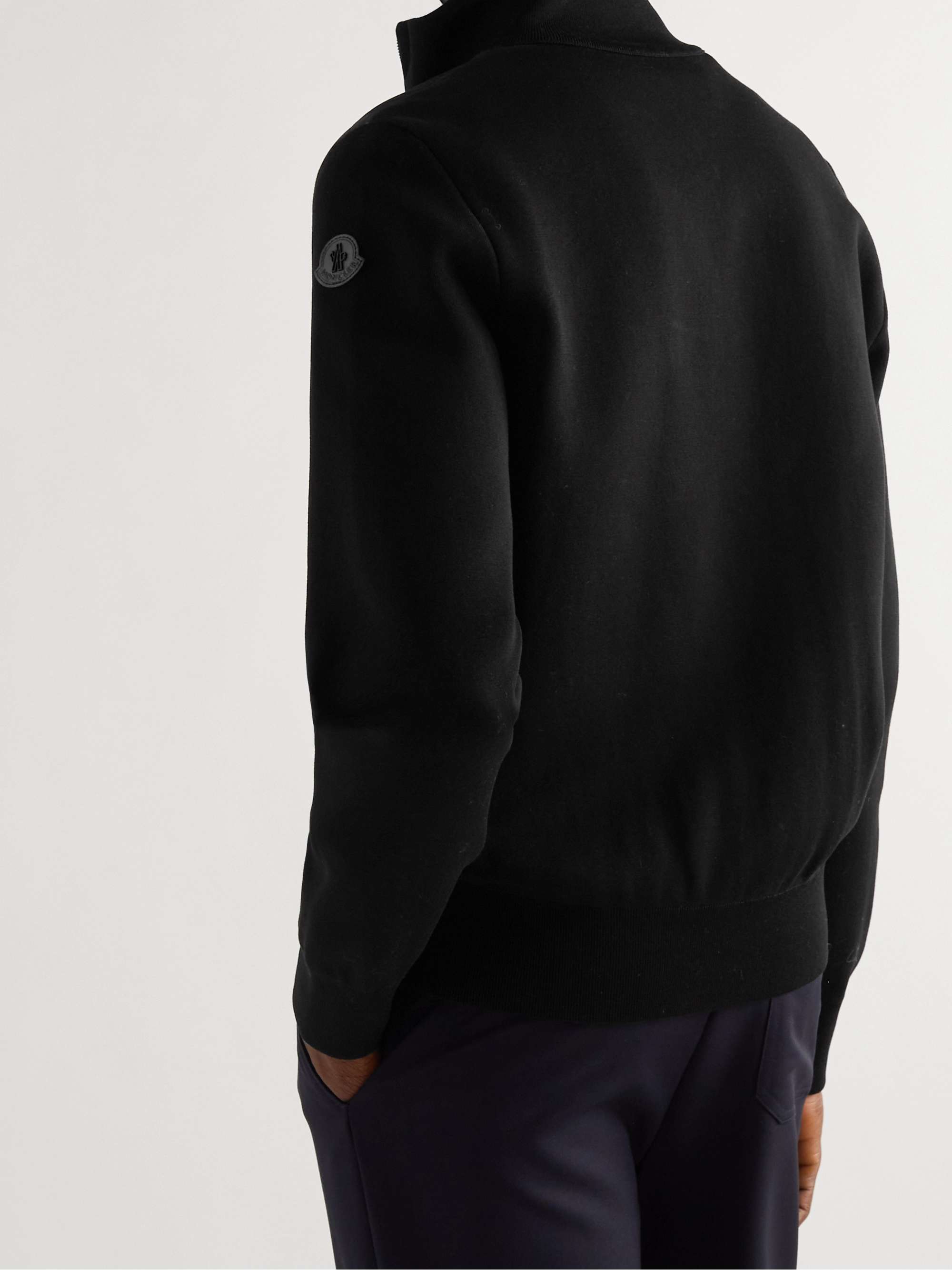 MONCLER Panelled Quilted Shell and Cotton-Blend Down Jacket